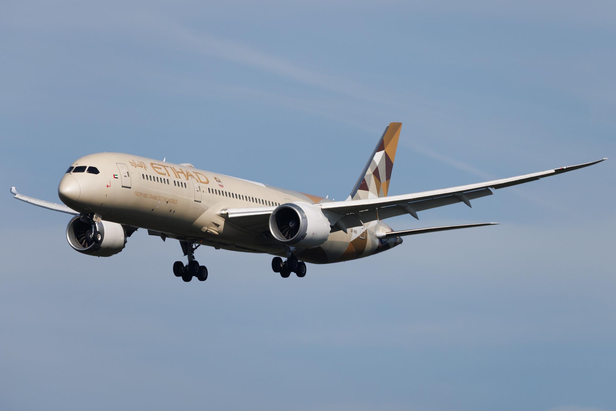 Frankfurt Airport: Etihad Airways (EY / ETD) | Boeing 787-9 Dreamliner B789 | A6-BNB | MSN 39669