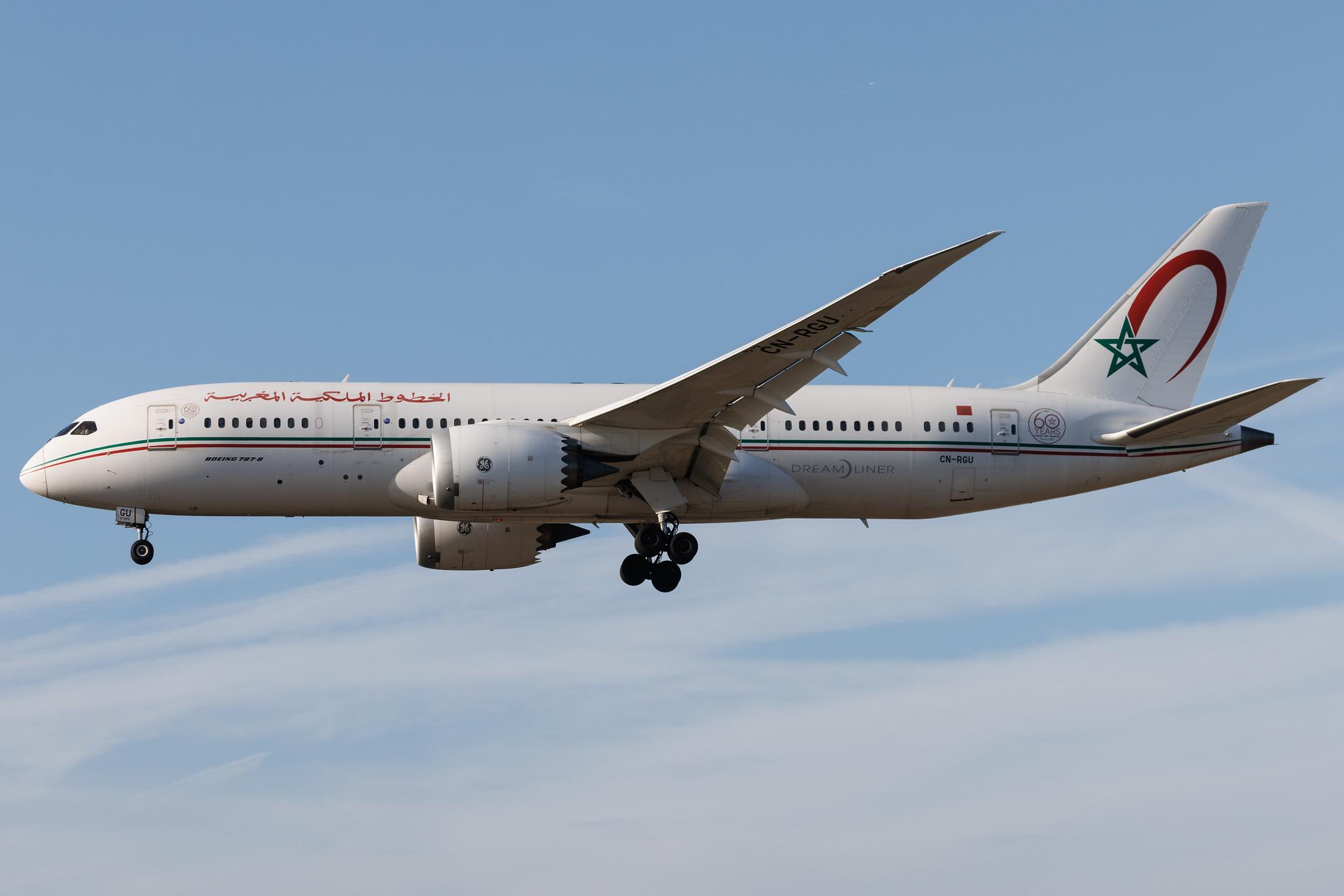 Frankfurt Airport: Royal Air Maroc (AT / RAM) | Boeing 787-8 Dreamliner B788 | CN-RGU | MSN 36109