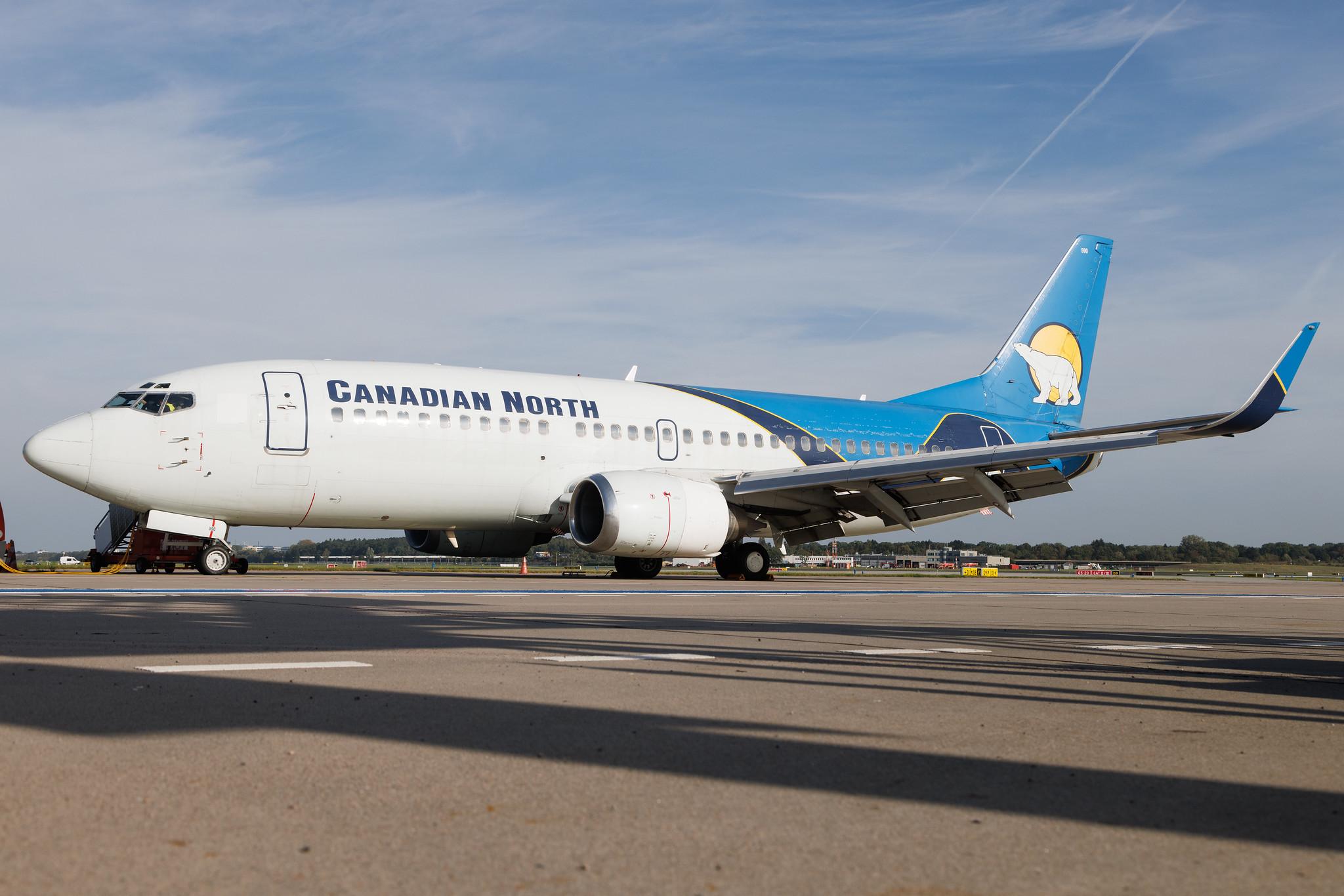 Hamburg Airport: Canadian North (5T / AKT) | Boeing 737-36Q B733 | D-ANAC | MSN 28760