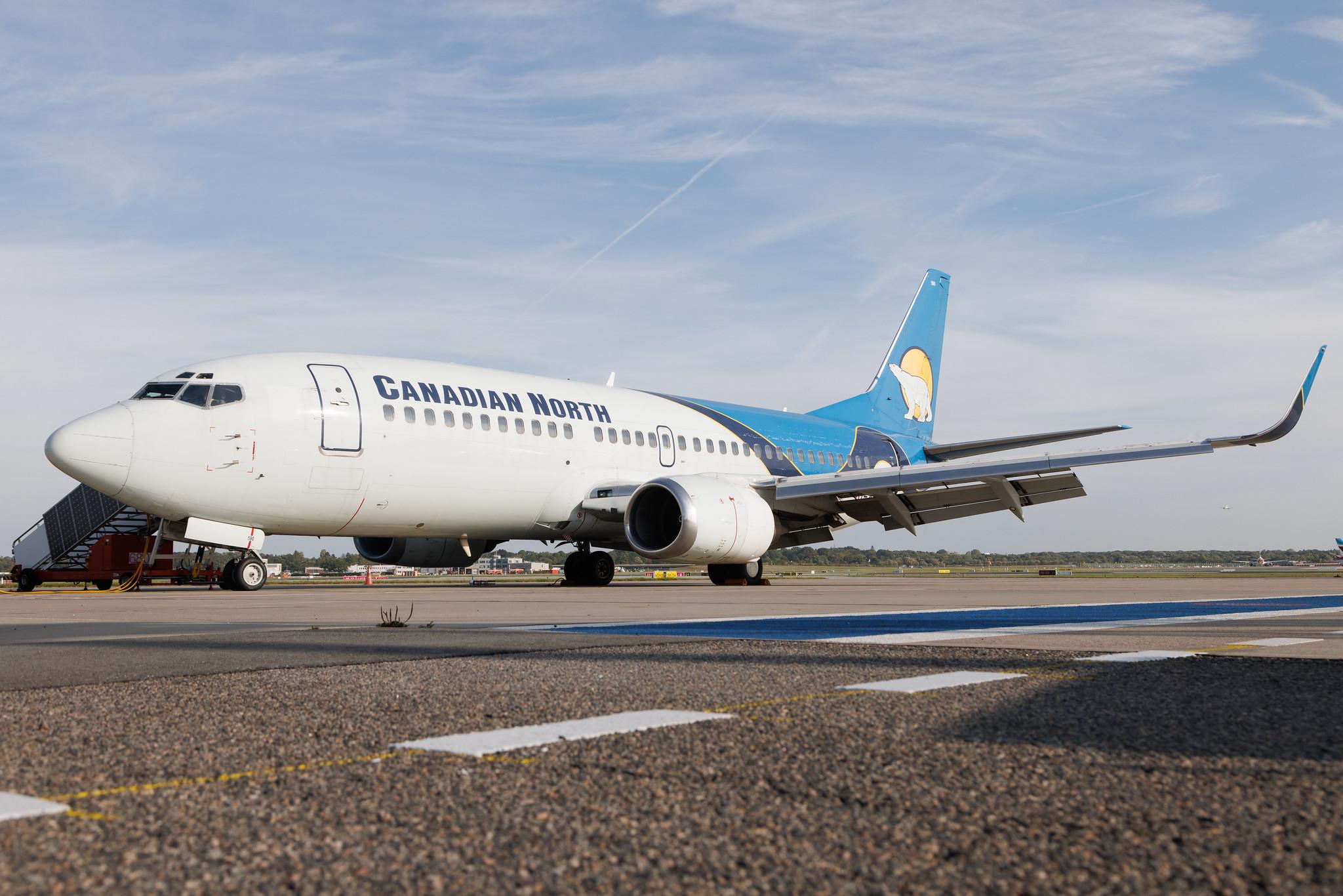 Hamburg Airport: Canadian North (5T / AKT) | Boeing 737-36Q B733 | D-ANAC | MSN 28760