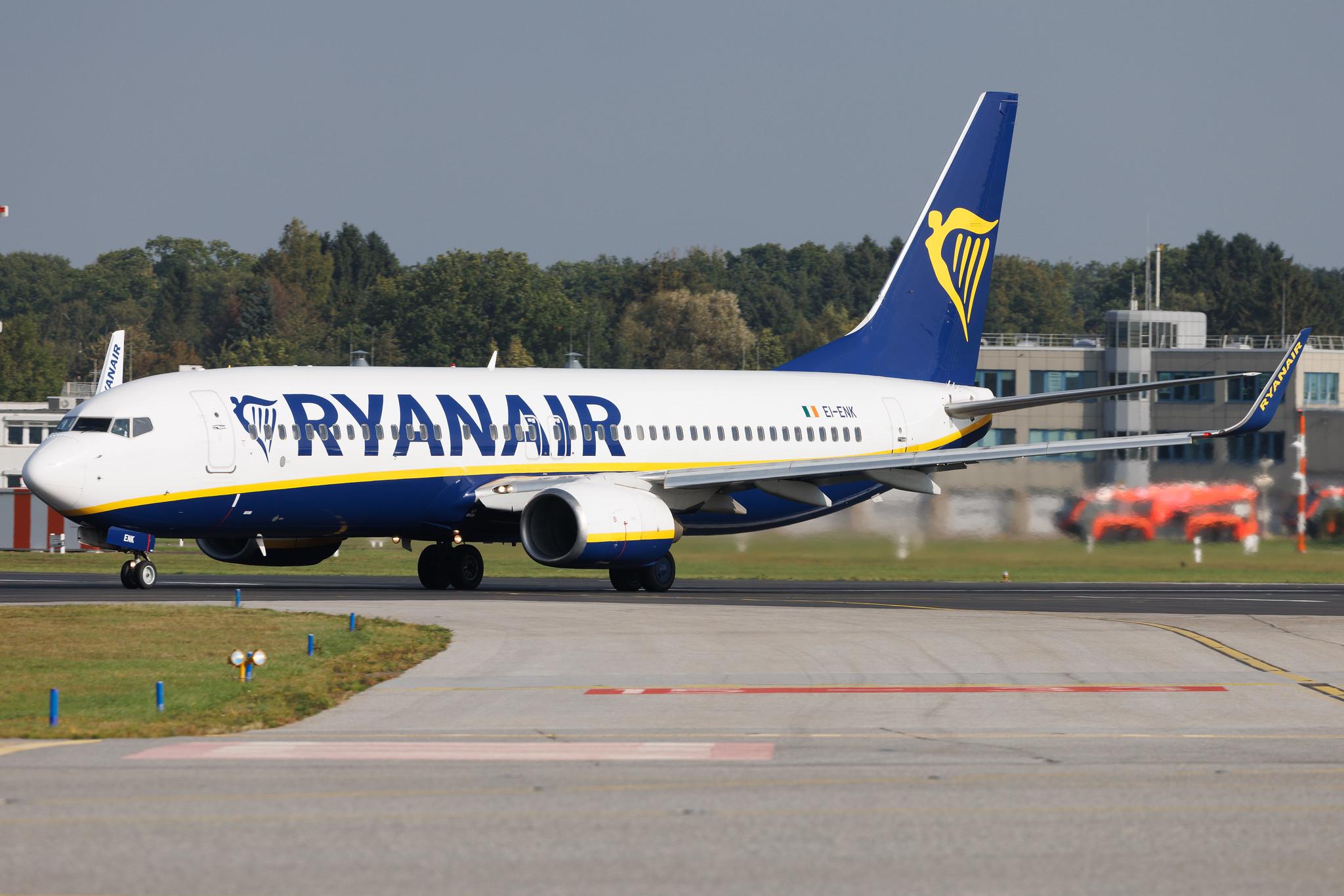 Hamburg Airport: Ryanair (FR / RYR) | Boeing 737-8AS B738 | EI-ENK | MSN 40303