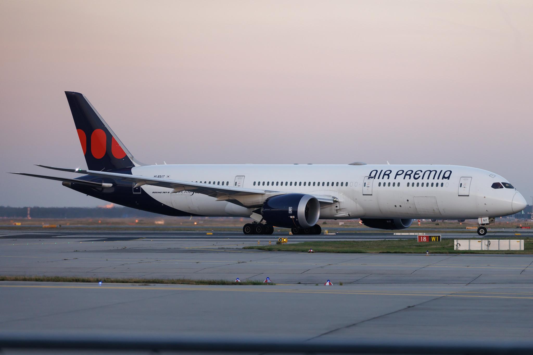 Frankfurt Airport: Air Premia (YP / APZ) | Boeing 787-9 Dreamliner B789 | HL8517 | MSN 63314