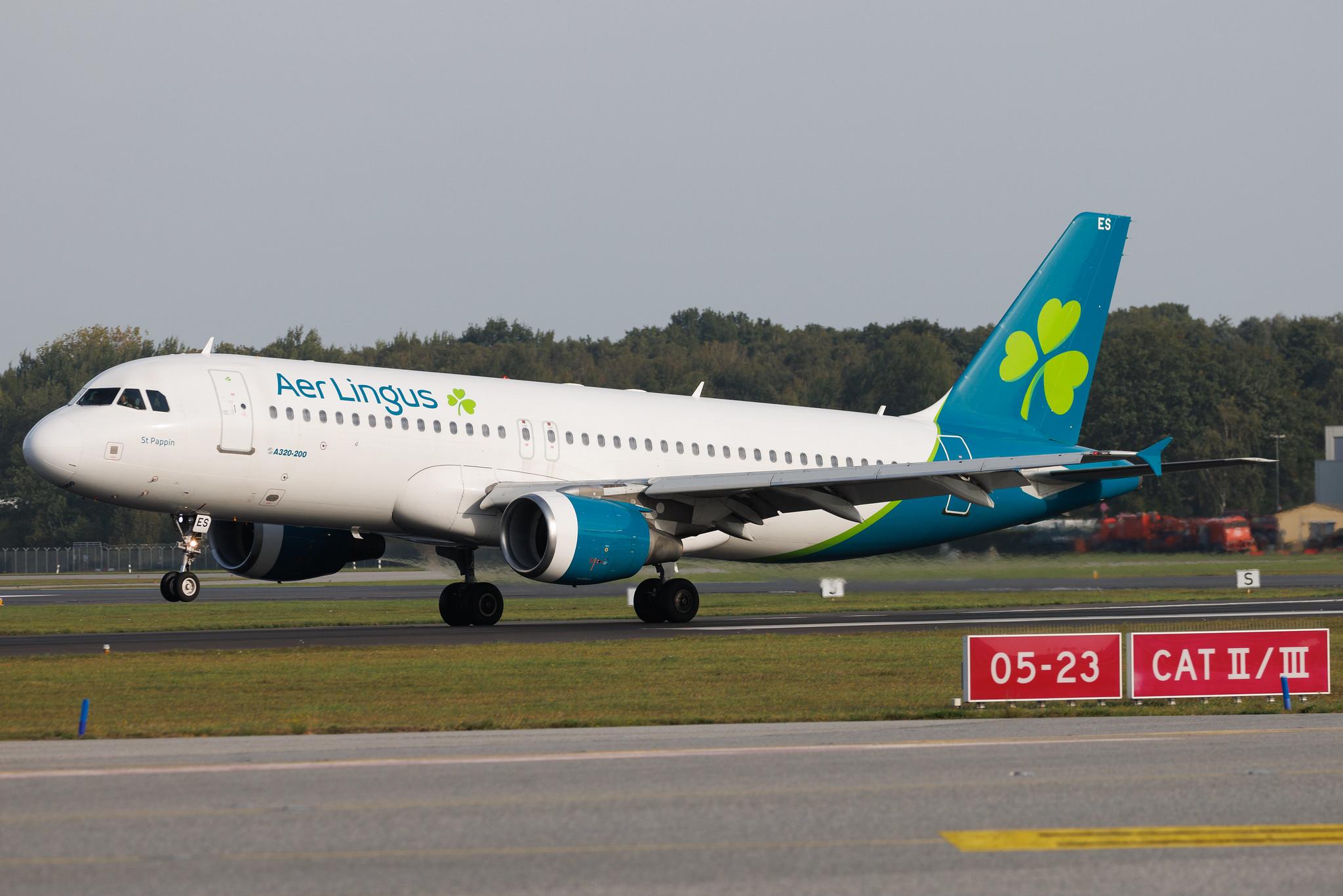 Hamburg Airport: Aer Lingus (EI / EIN) | Airbus A320-214 A320 | EI-DES | MSN 02608