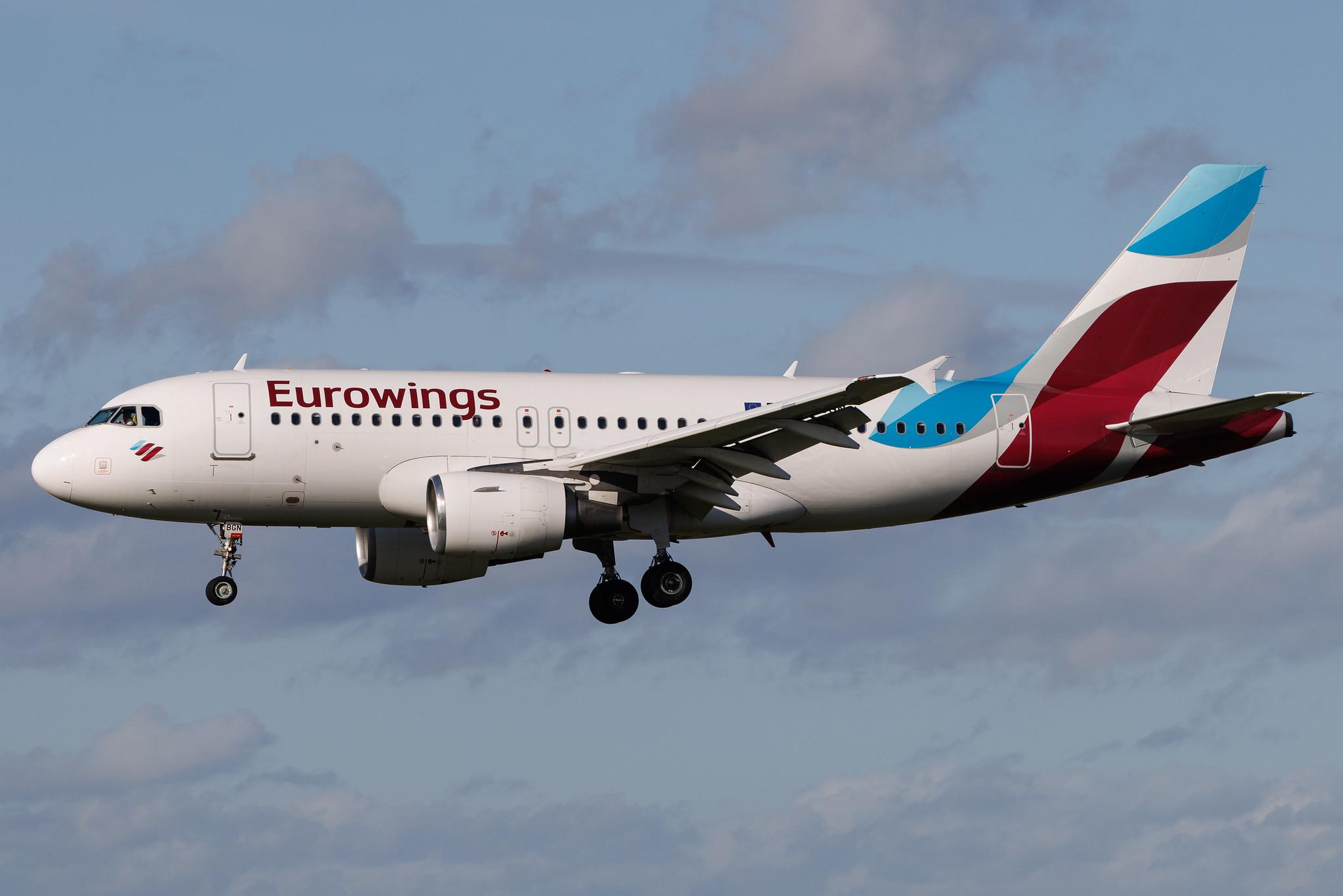 Hamburg Airport: Eurowings (EW / EWG) | Airbus A319-112 A319 | D-ABGN | MSN 3661