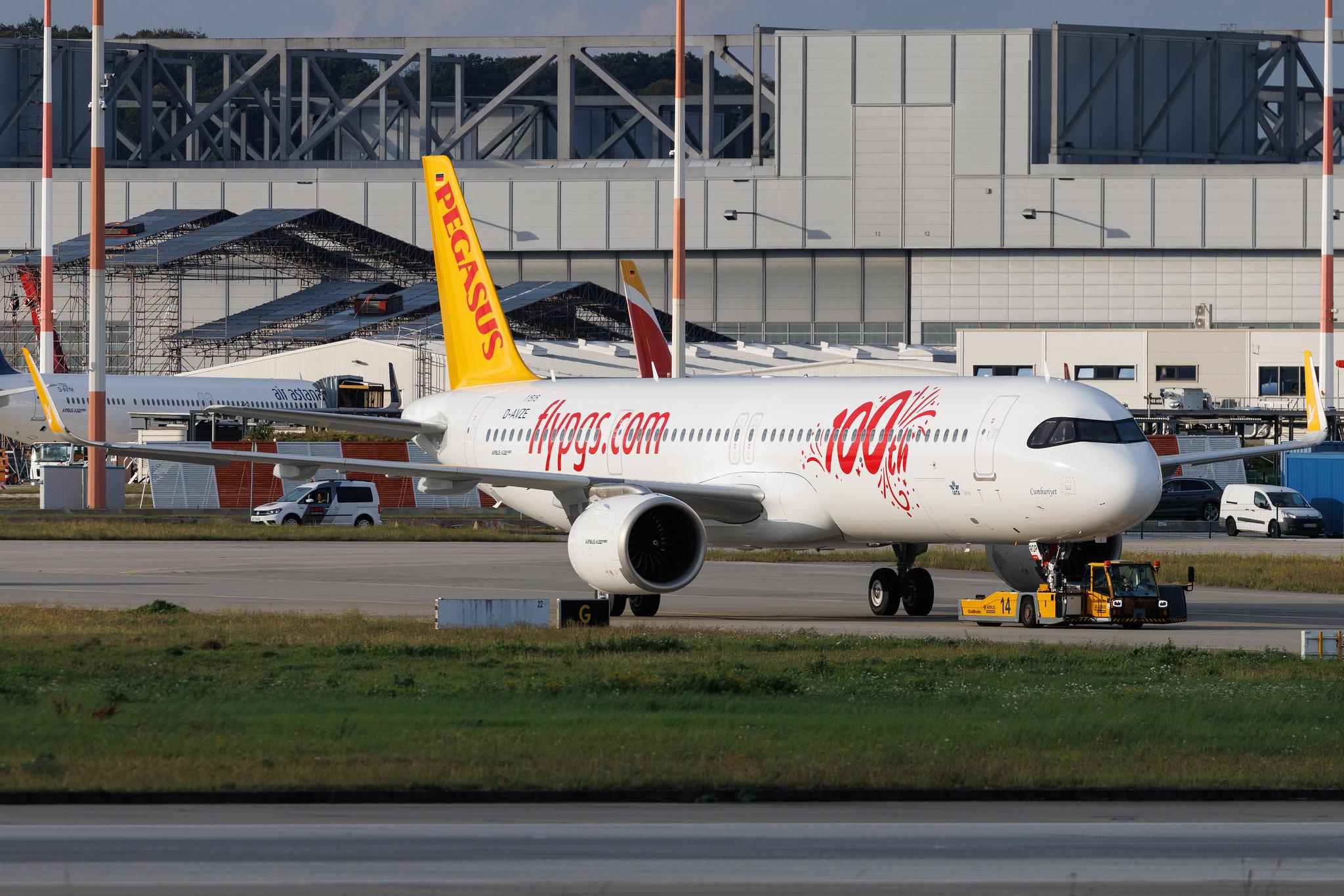 Hamburg Finkenwerder: Pegasus (PC / PGT) | Airbus A321-251NX A21N | D-AVZE | TC-RDP | MSN 11515