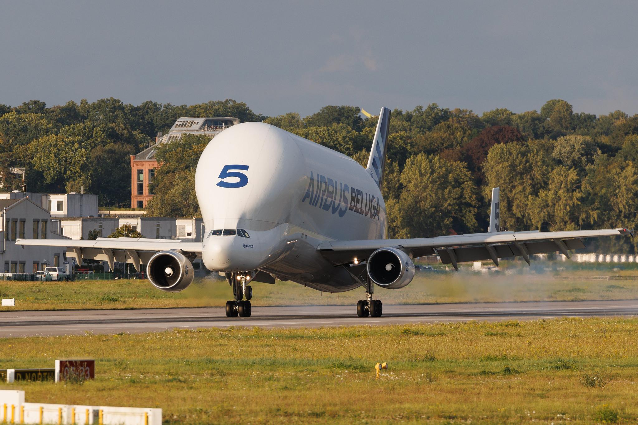 Hamburg Finkenwerder: Airbus Transport International (4Y / BGA) | Airbus A300-608ST Beluga A3ST | F-GSTF | MSN 796