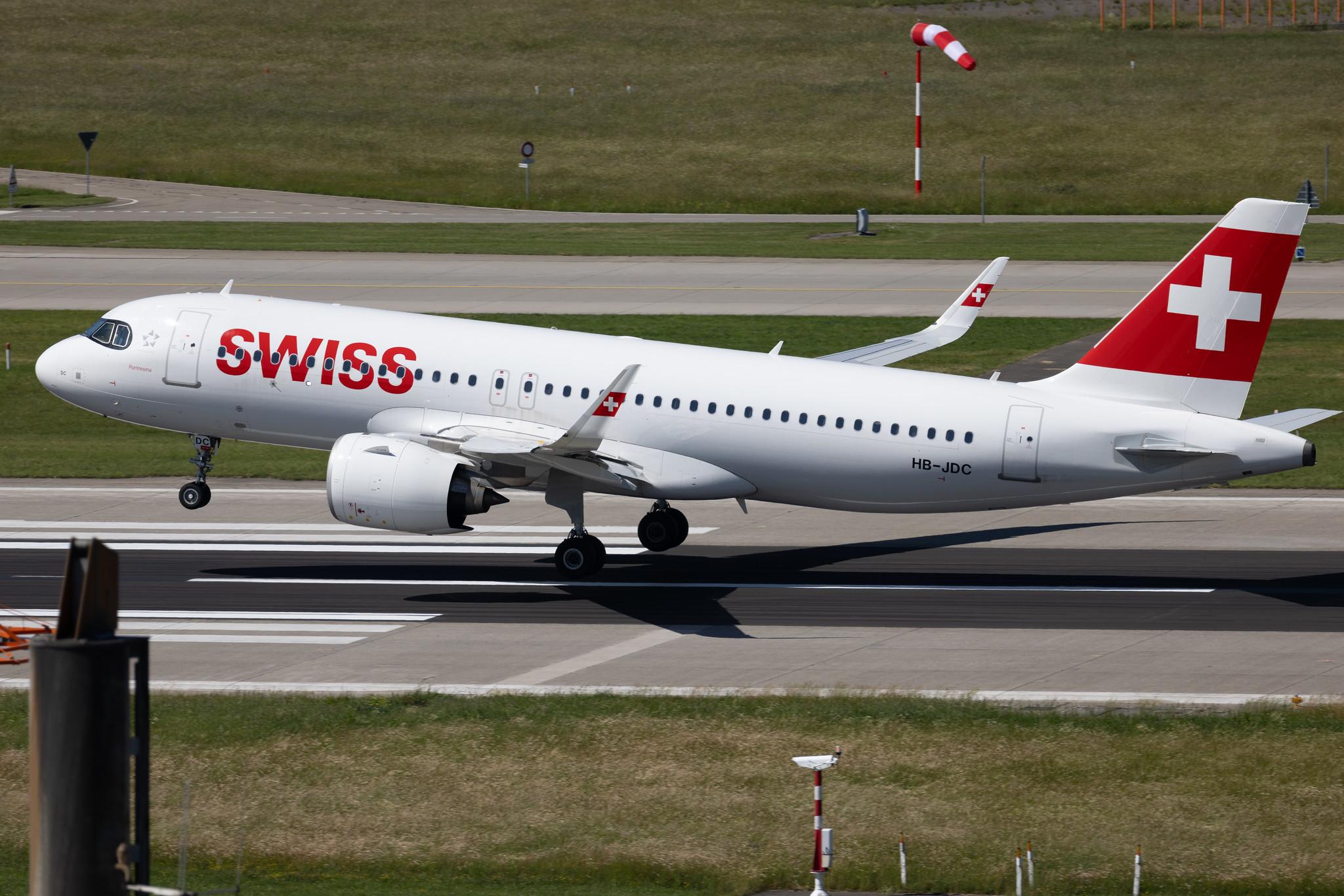 Flughafen Zürich: Swiss (LX / SWR) | Airbus A320-271N A20N | HB-JDC | MSN 10242
