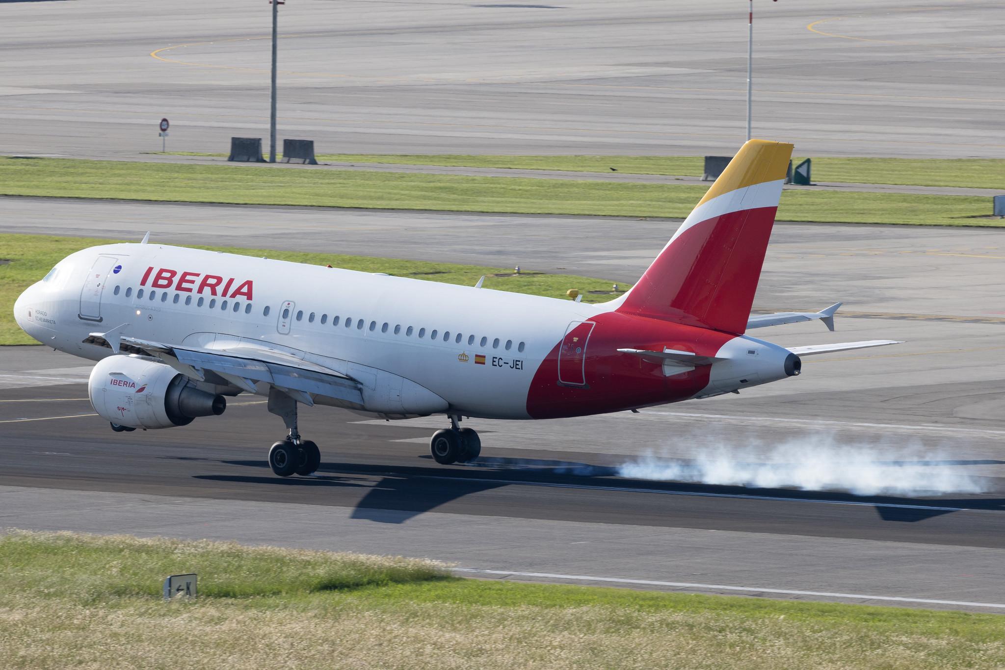 Flughafen Zürich: Iberia (IB / IBE) | Airbus A319-111 A319 | EC-JEI | MSN 2311