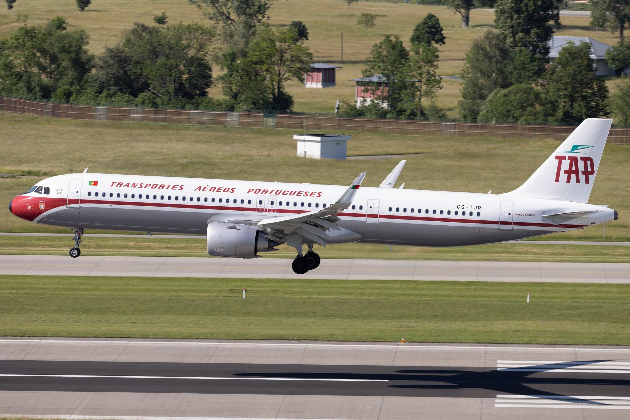 Flughafen Zürich: TAP Air Portugal (TP / TAP) | Livery: Retro Livery | Airbus A321-251NX A21N | CS-TJR | MSN 10105