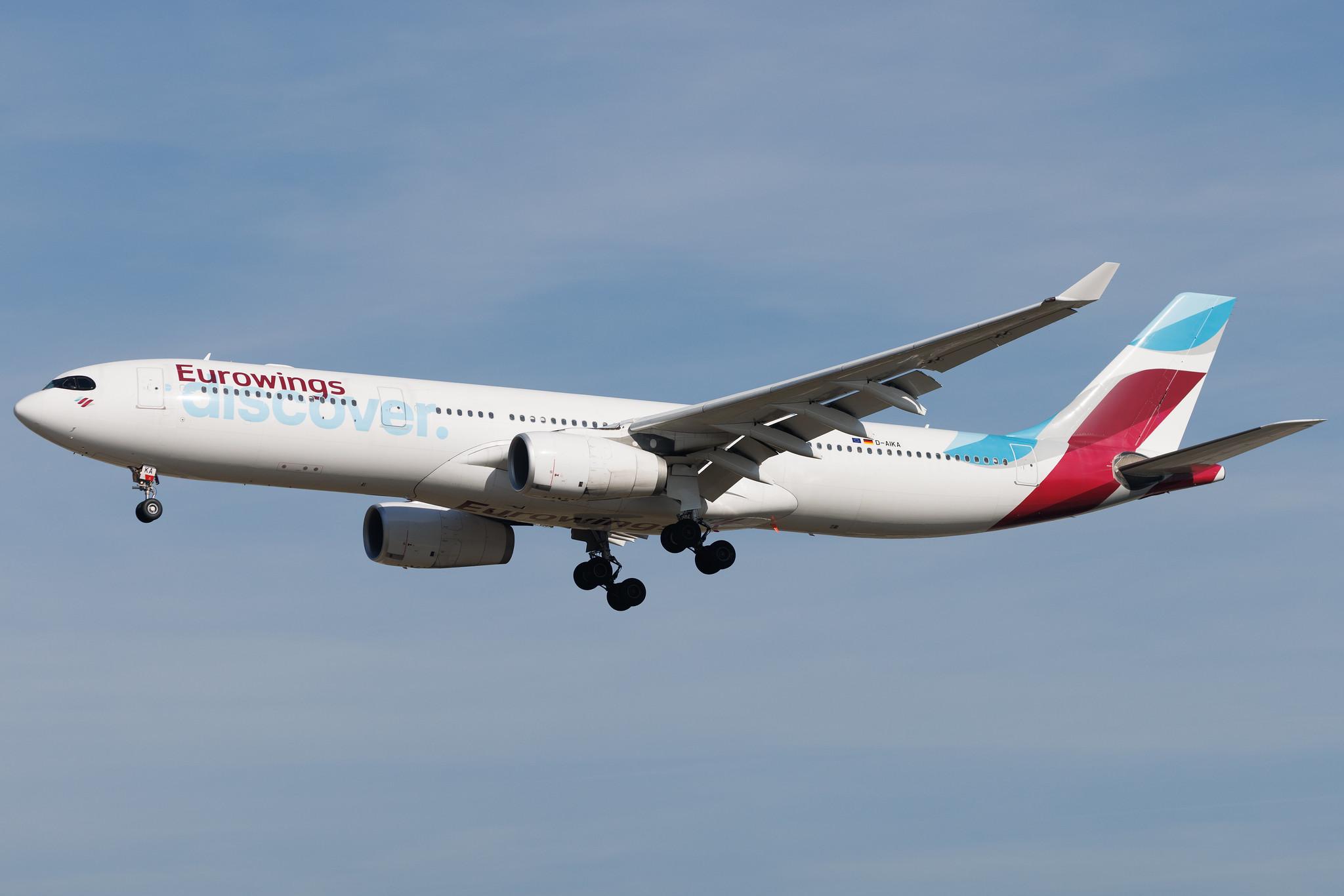 Frankfurt Airport: Discover Airlines (4Y / OCN) | Airbus A330-343 A333 | D-Aika | MSN 0570