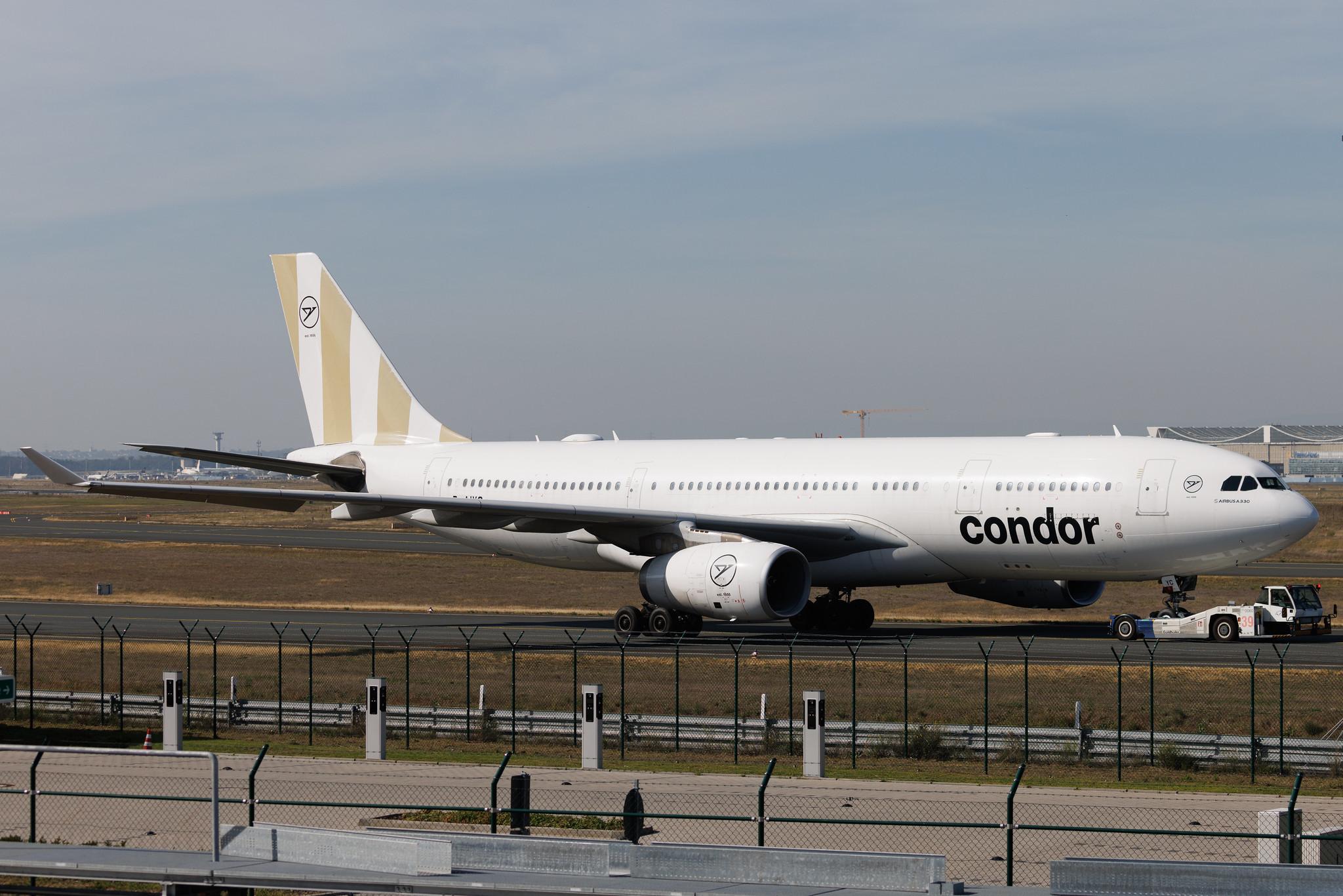Frankfurt Airport: Condor (DE / CFG) | Airbus A330-243 A332 | D-AIYC | MSN 0975