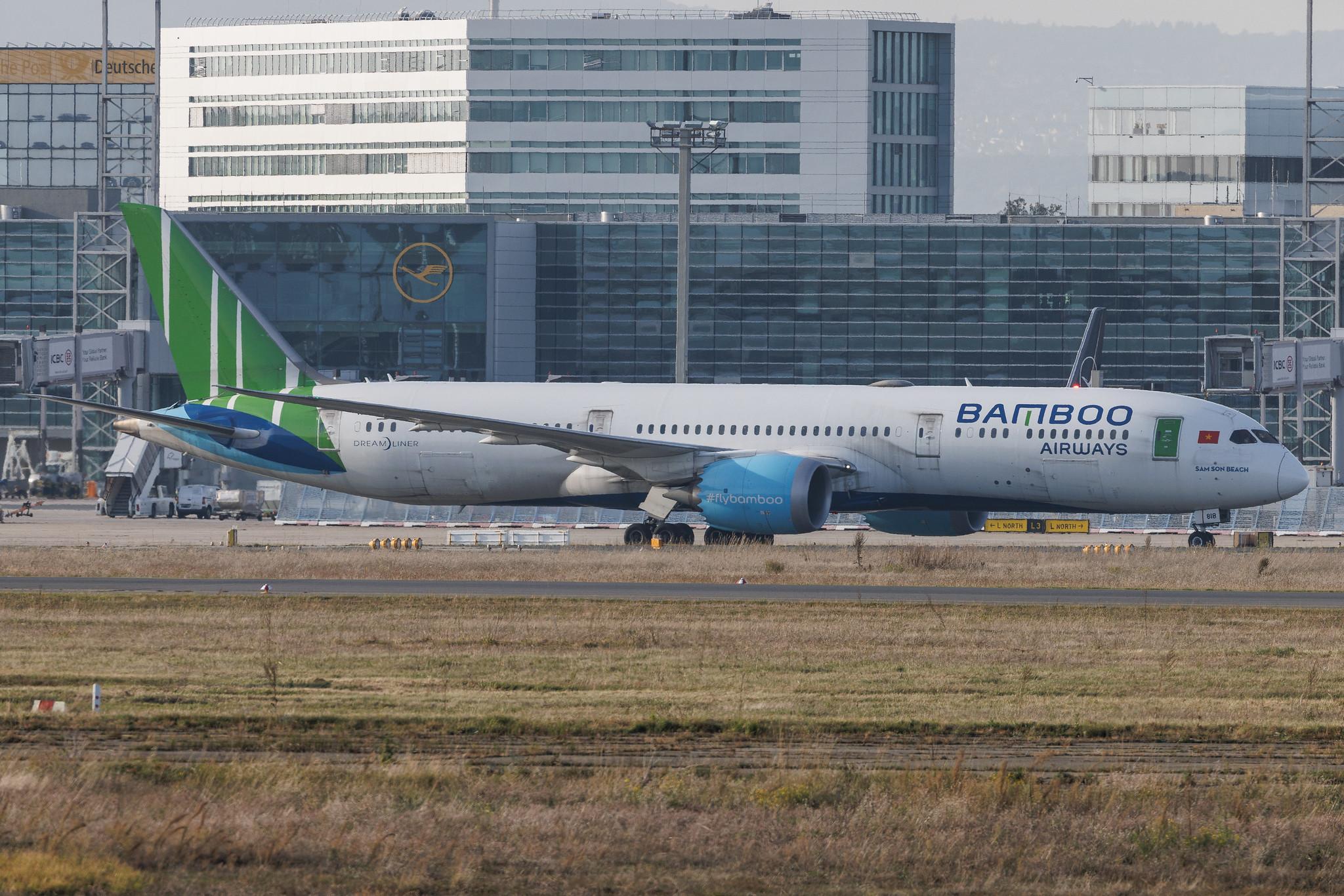 Frankfurt Airport: Bamboo Airways (QH / BAV) | Boeing 787-9 Dreamliner B789 | VN-A818 | MSN 62735