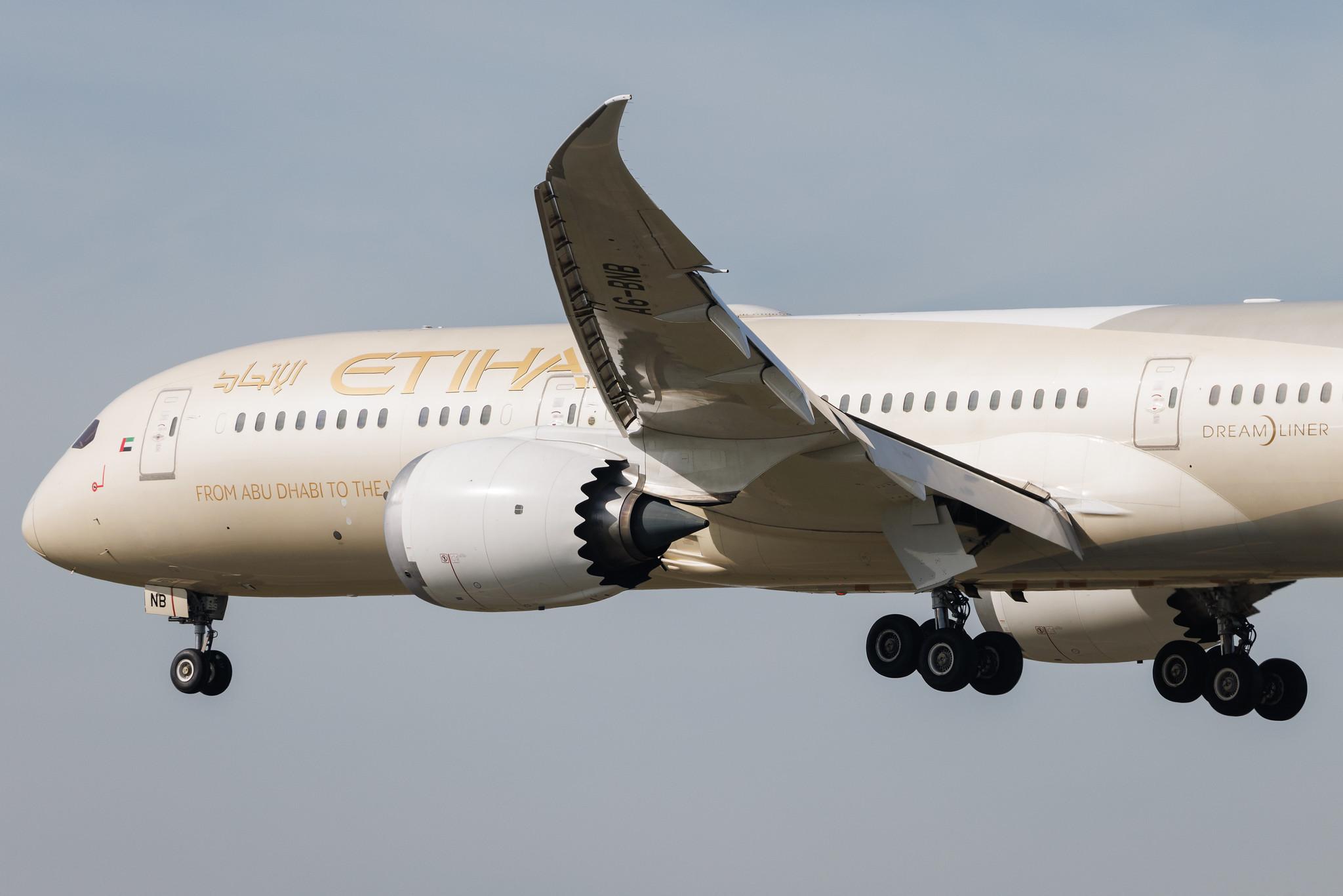 Frankfurt Airport: Etihad Airways (EY / ETD) | Boeing 787-9 Dreamliner B789 | A6-BNB | MSN 39669