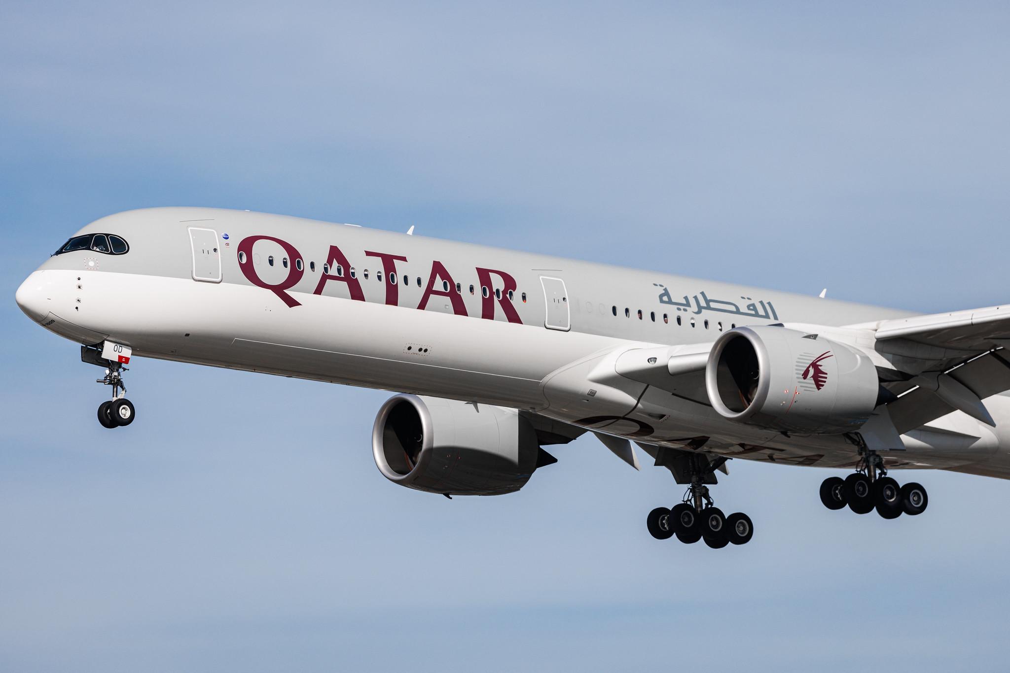 Frankfurt Airport: Qatar Airways (QR / QTR) | Airbus A350-1041 A35K | A7-AOD | MSN 444