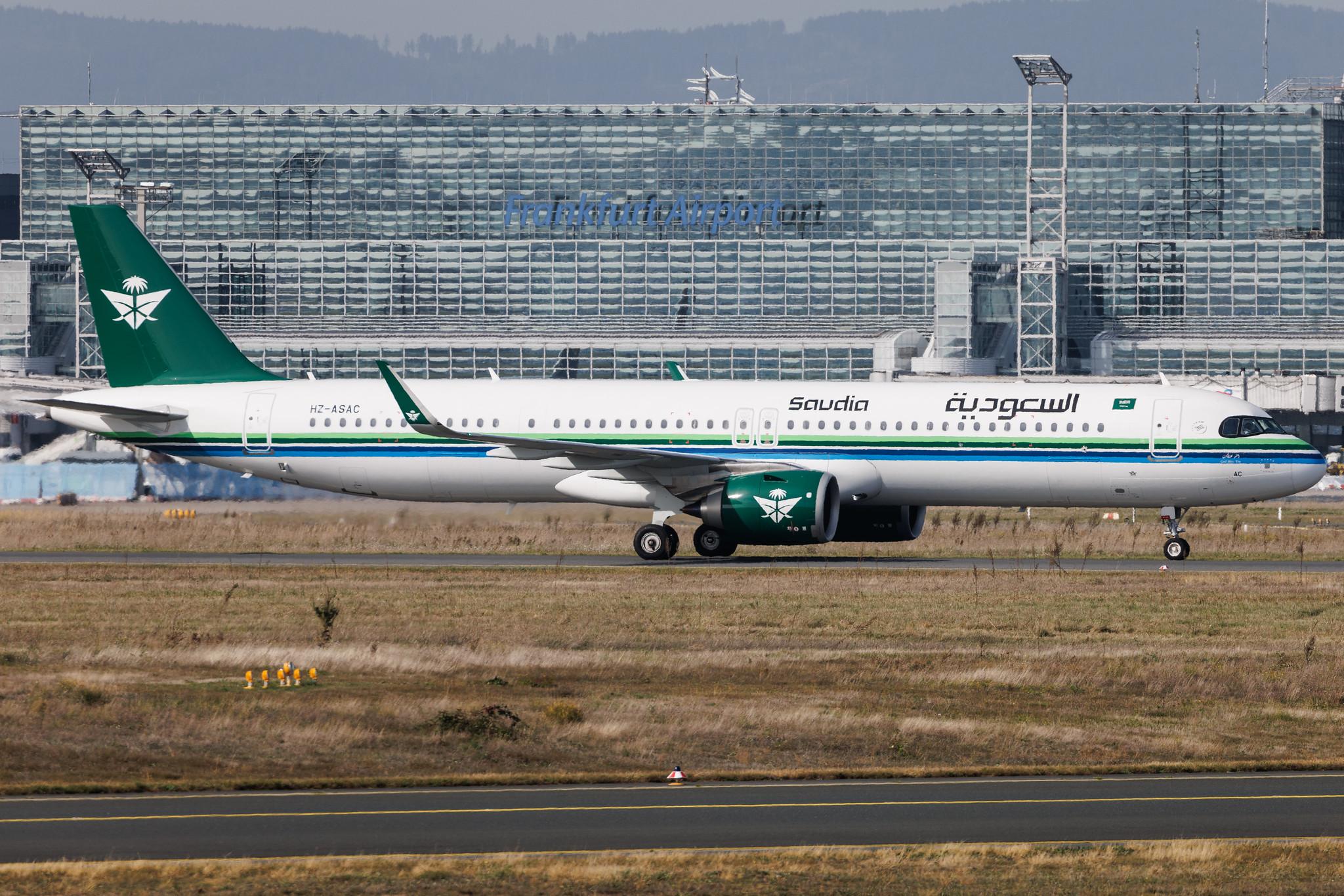 Frankfurt Airport: Saudia (SV / SVA) | Airbus A321-251NX A21N | HZ-ASAC | MSN 11473