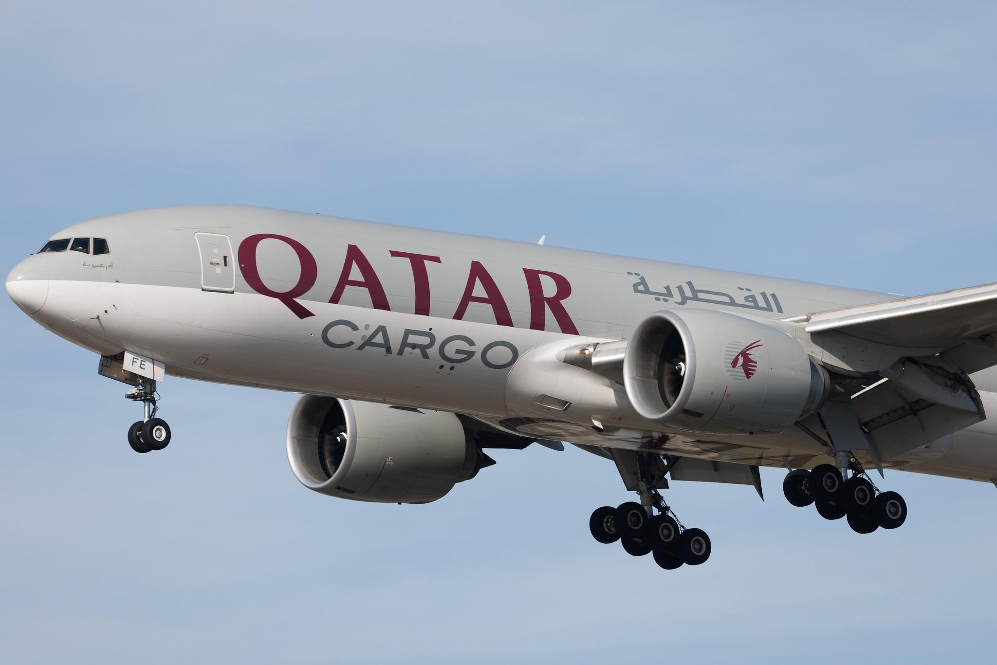 Frankfurt Airport: Qatar Cargo (QR / QTR) | Operator: Qatar Airways | Boeing 777-FDZ B77L | A7-BFE | MSN 39644