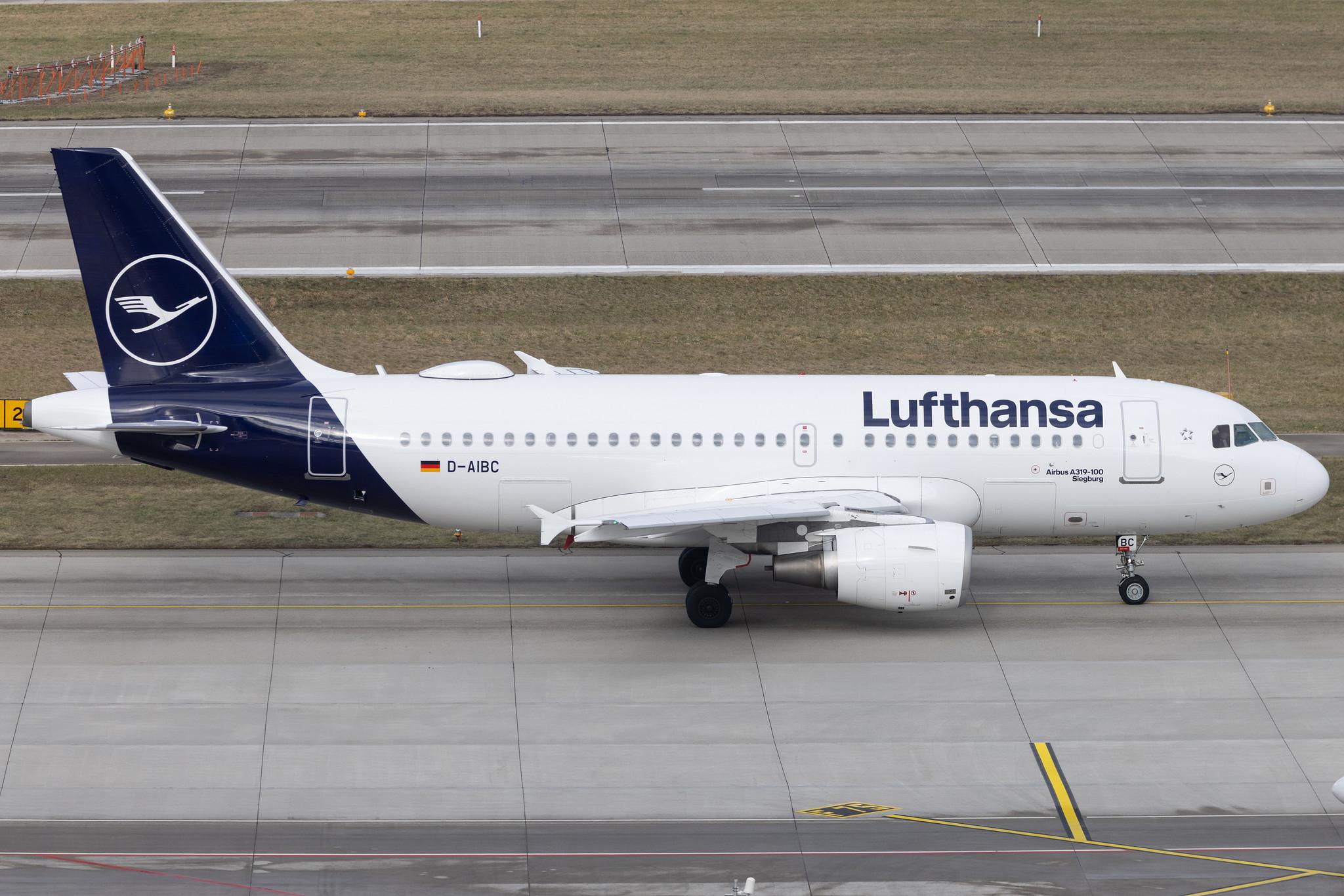 Flughafen Zürich: Lufthansa (LH / DLH) | Airbus A319-112 A319 | D-AIBC | MSN 4332