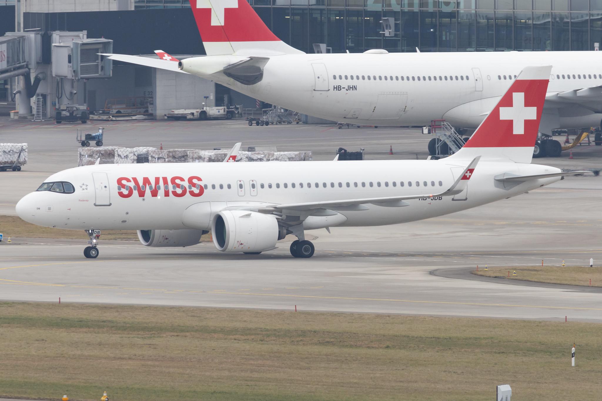 Flughafen Zürich: Swiss (LX / SWR) | Airbus A320-271N A20N | HB-JDB | MSN 9379