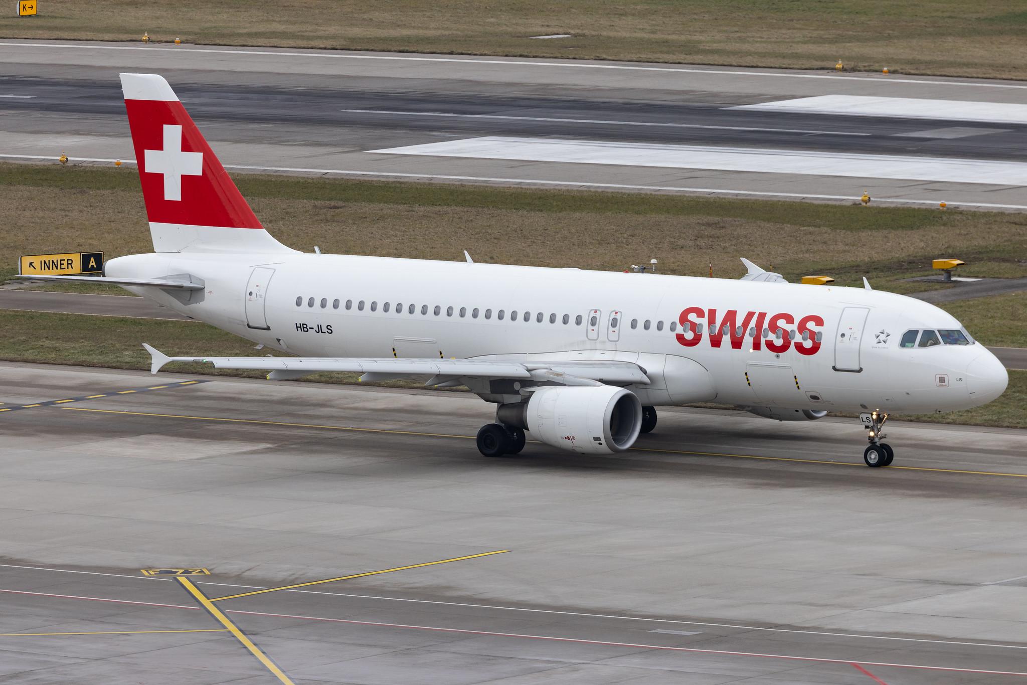 Flughafen Zürich: Swiss (LX / SWR) | Airbus A320-214 A320 | HB-JLS | MSN 5069