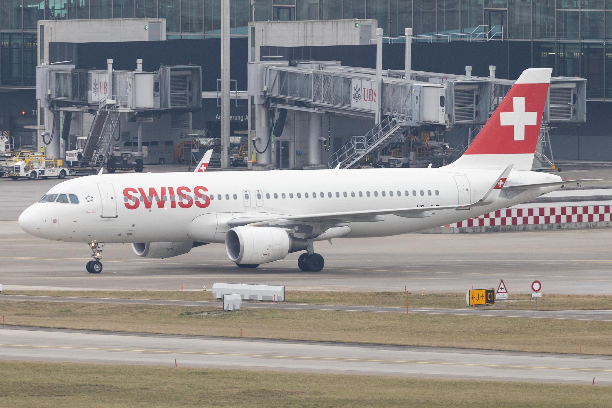 Flughafen Zürich: Swiss (LX / SWR) | Airbus A320-214 A320 | HB-JLT | MSN 5518