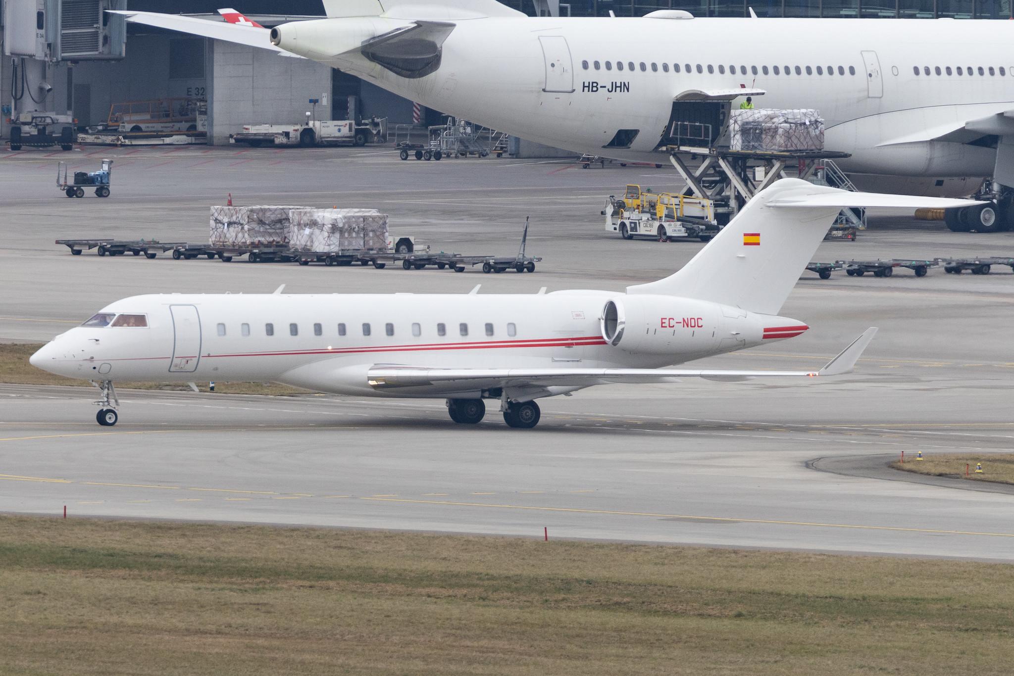 Flughafen Zürich: Gestair (/ GES) | Bombardier Global Express 6500 GLEX | EC-NOC | MSN 60026