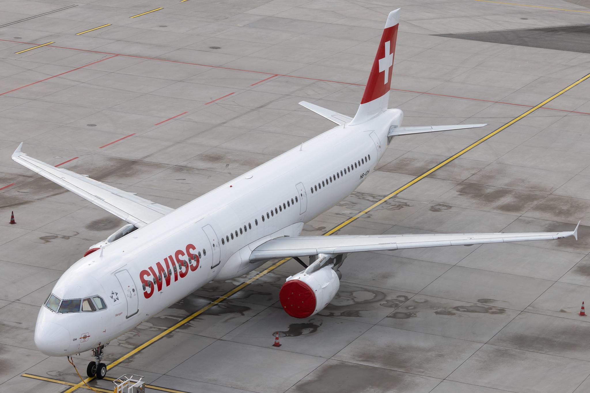 Flughafen Zürich: Swiss (LX / SWR) | Airbus A321-111 A321 | HB-IOH | MSN 0664