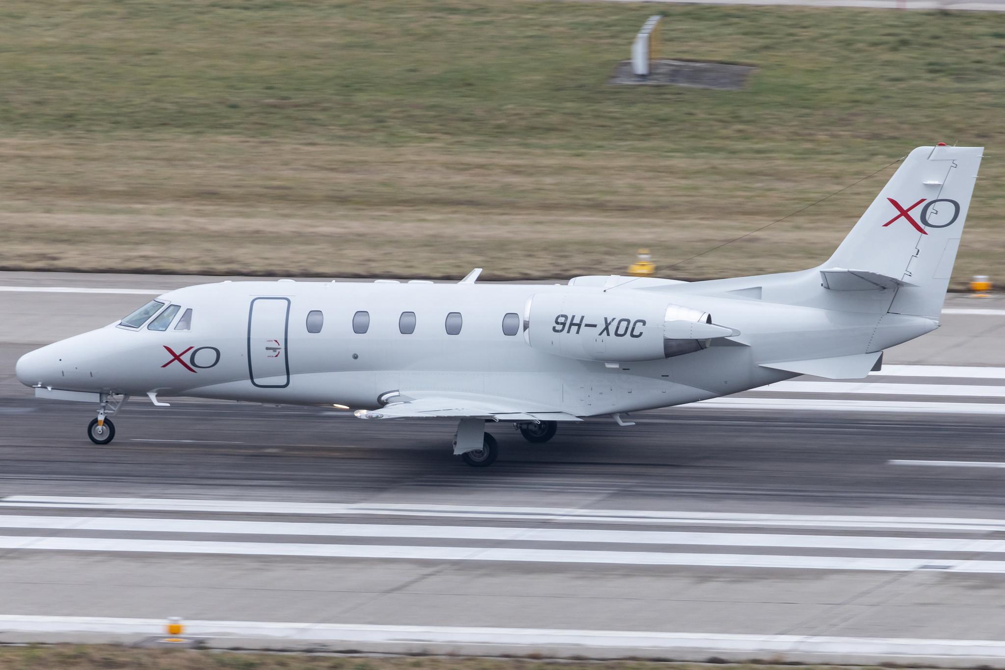 Flughafen Zürich: VistaJet Malta (/ VJT) | Operator: VistaJet |  Cessna 560XL Citation XLS C56X | 9H-XOC | MSN 560-5640