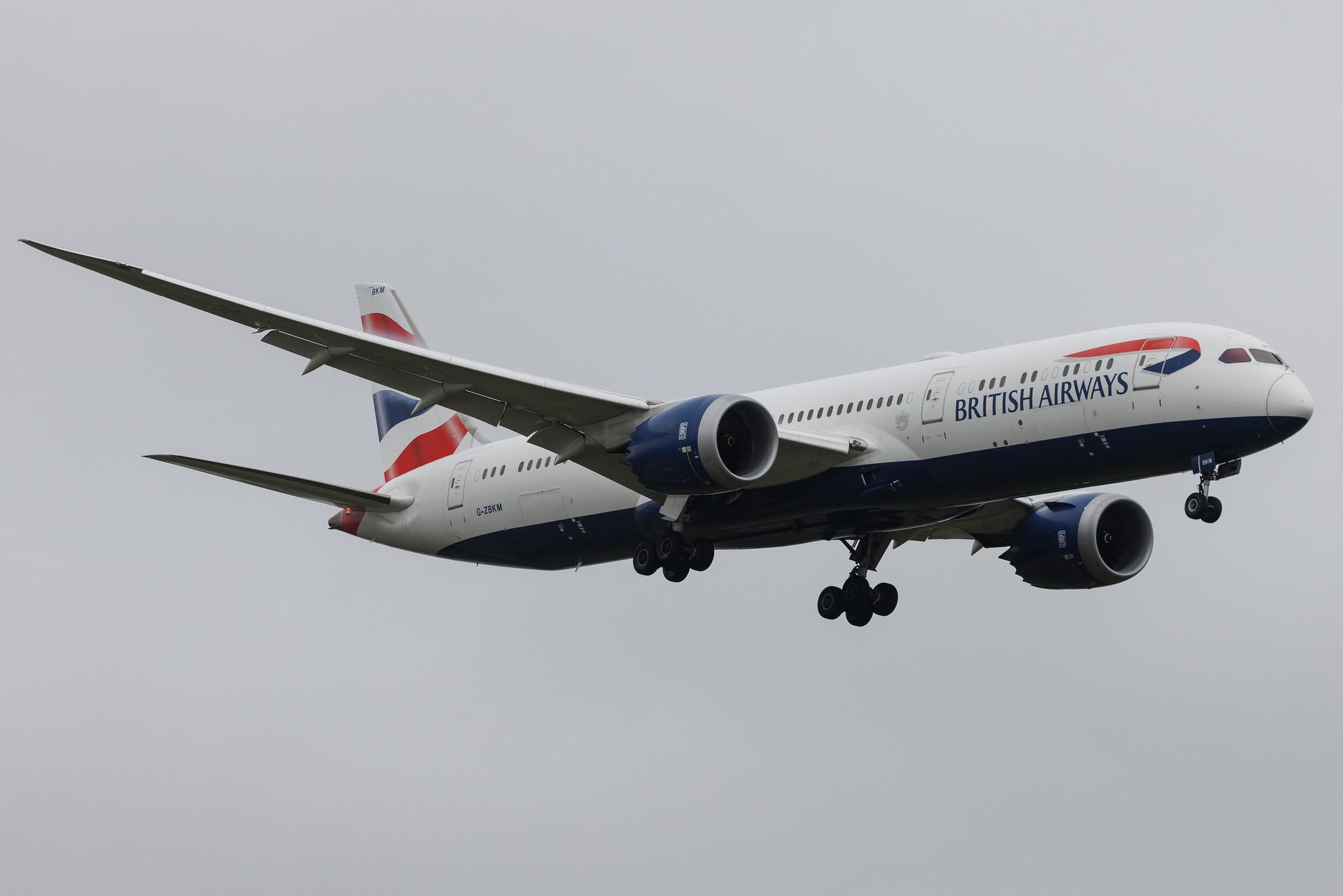 London Heathrow: British Airways (BA / BAW) | Boeing 787-9 Dreamliner B789 | G-ZBKM | MSN 38629