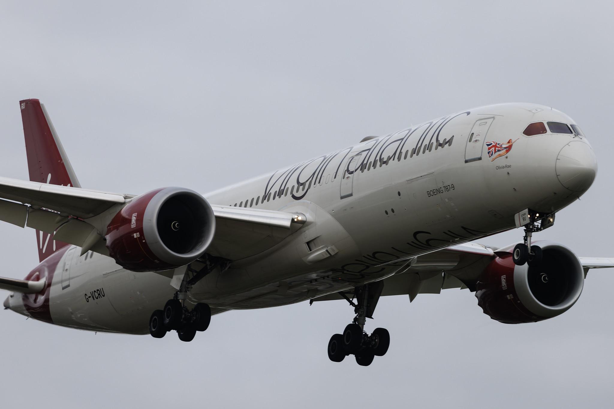 London Heathrow: Virgin Atlantic (VS / VIR) | Boeing 787-9 Dreamliner B789 | G-VCRU | MSN 37972