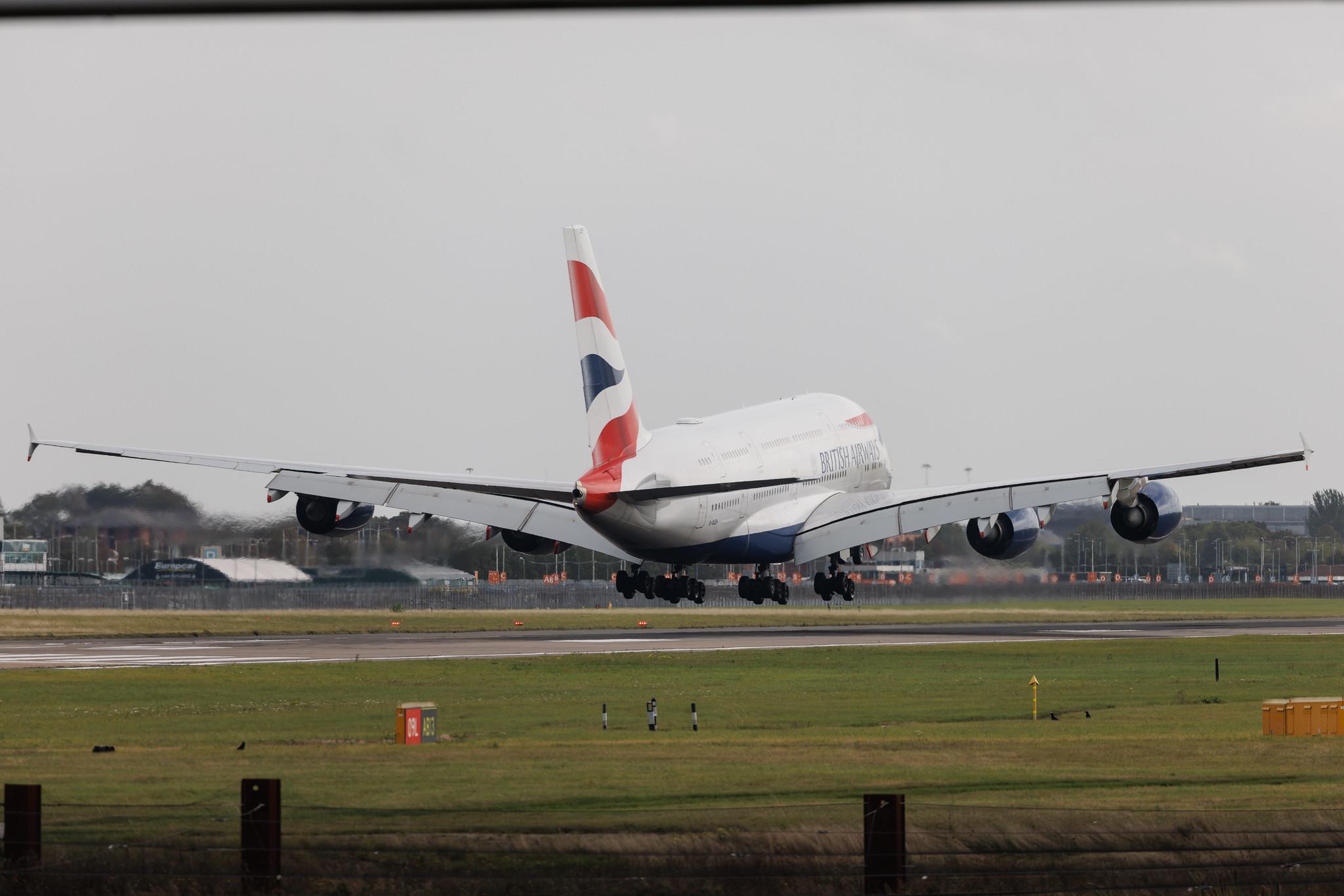 London Heathrow: British Airways (BA / BAW) | Airbus A380-841 A388 | G-XLEH | MSN 163