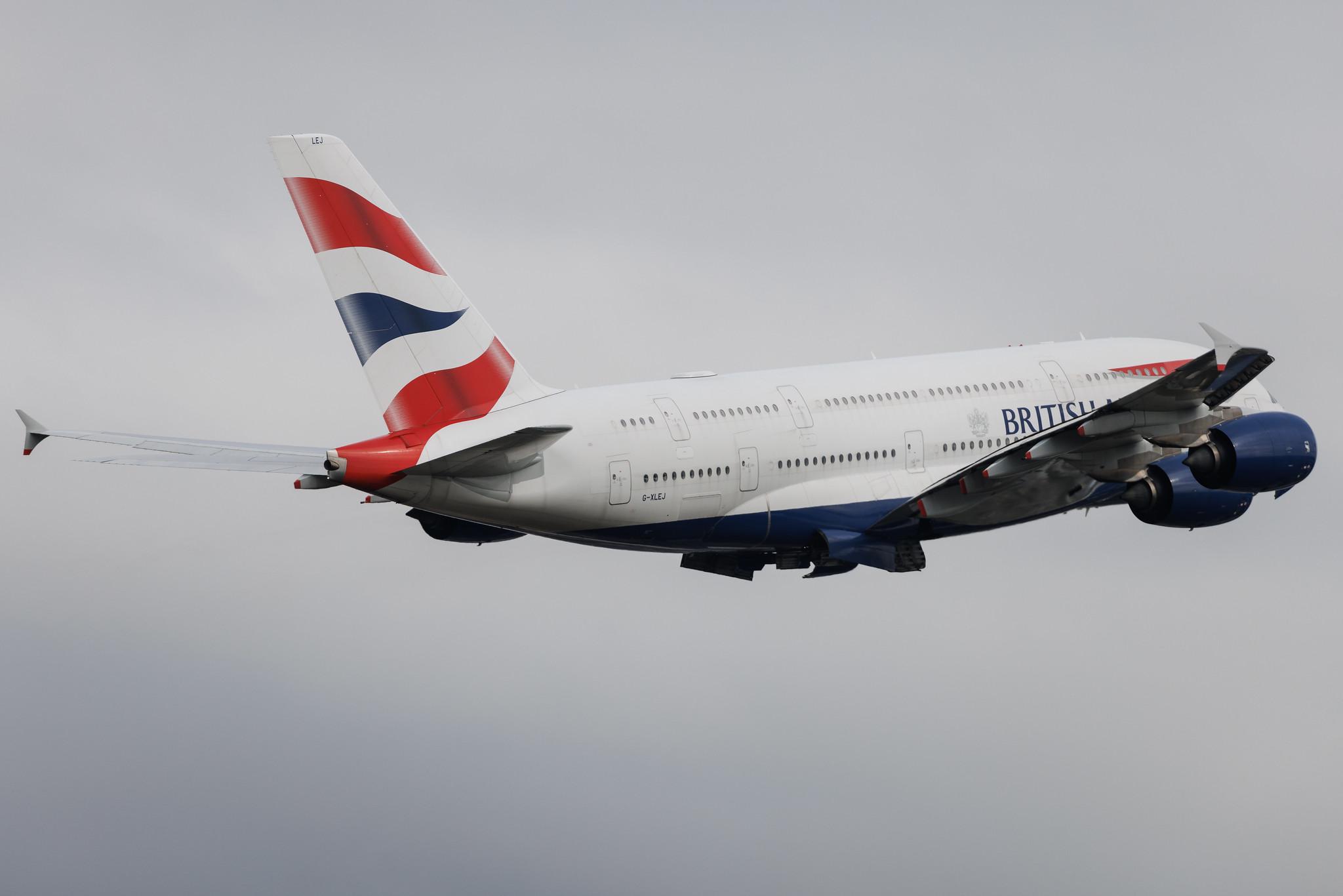 London Heathrow: British Airways (BA / BAW) | Airbus A380-841 A388 | G-XLEJ | MSN 192