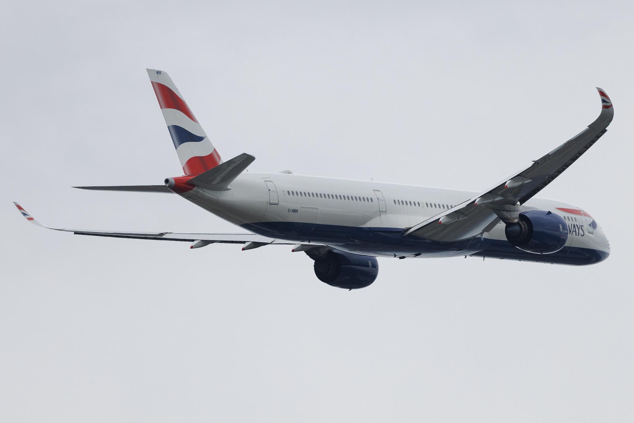 London Heathrow: British Airways (BA / BAW) | Airbus A350-1041 A35K | G-XWBK | MSN 495