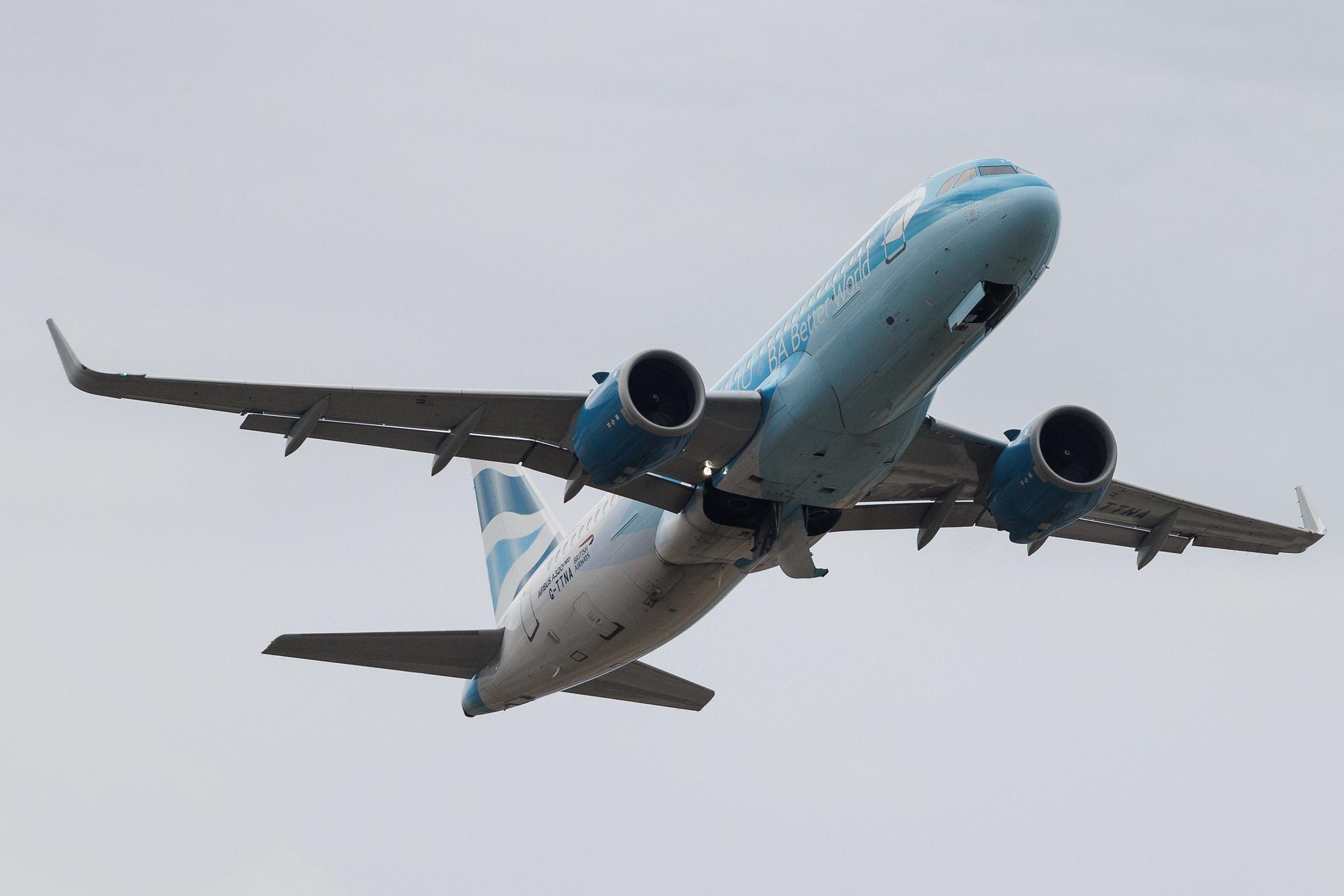 London Heathrow: British Airways (BA / BAW) | Livery: BA Better World Livery | Airbus A320-251N A20N | G-TTNA | MSN 8108