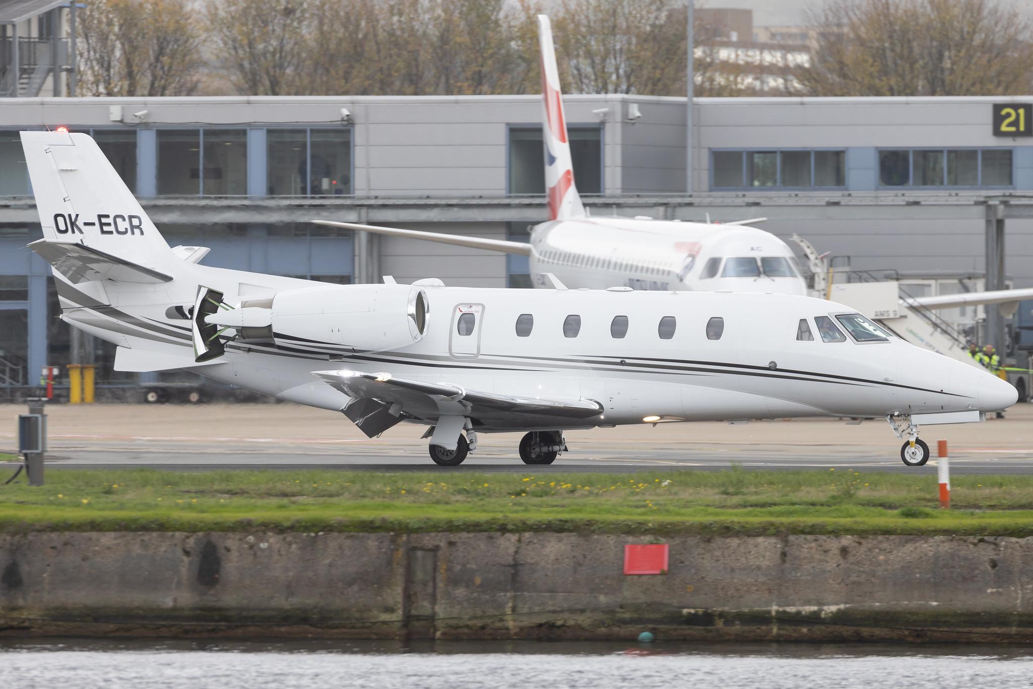 London City Airport: ABS Jets (/ ABP) | Cessna 560XL Citation XLS+ C56X | OK-ECR | MSN 560-6198