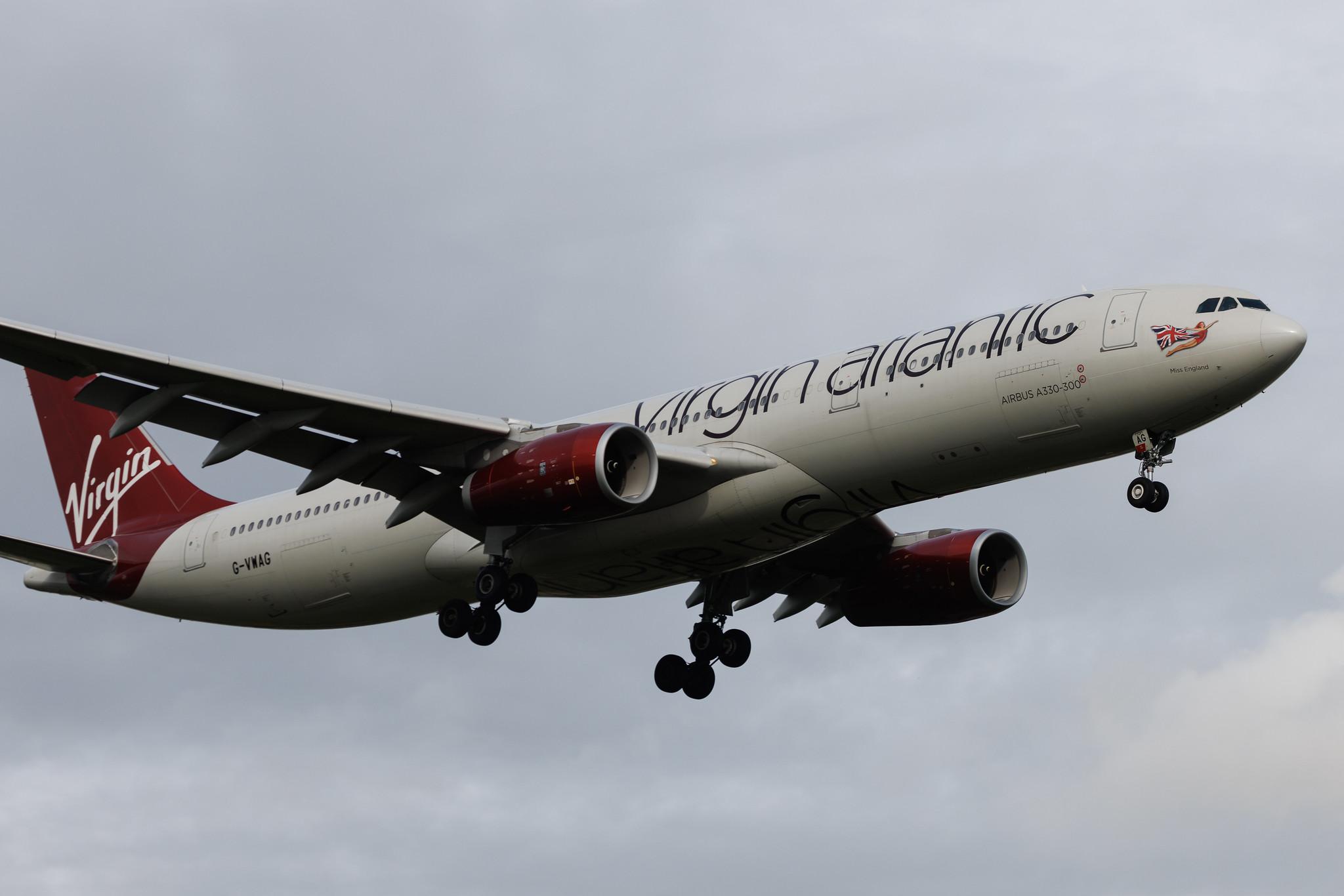 London Heathrow: Virgin Atlantic (VS / VIR) | Airbus A330-343 A333 | G-VWAG | MSN 1341