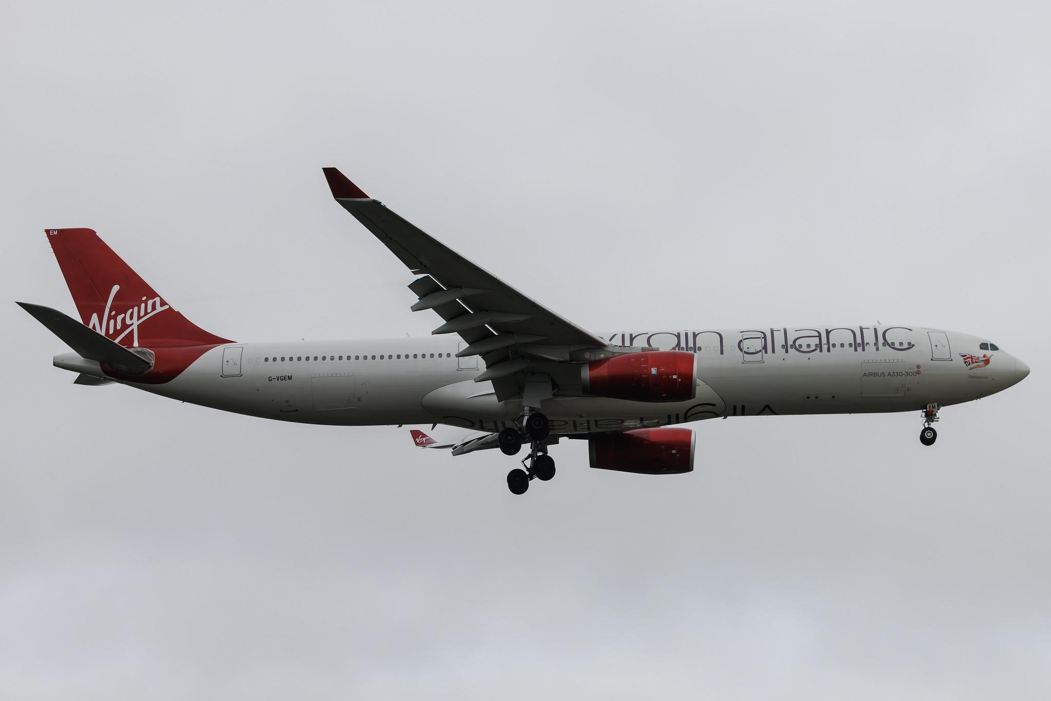 London Heathrow: Virgin Atlantic (VS / VIR) | Airbus A330-343 A333 | G-VGEM | MSN 1215