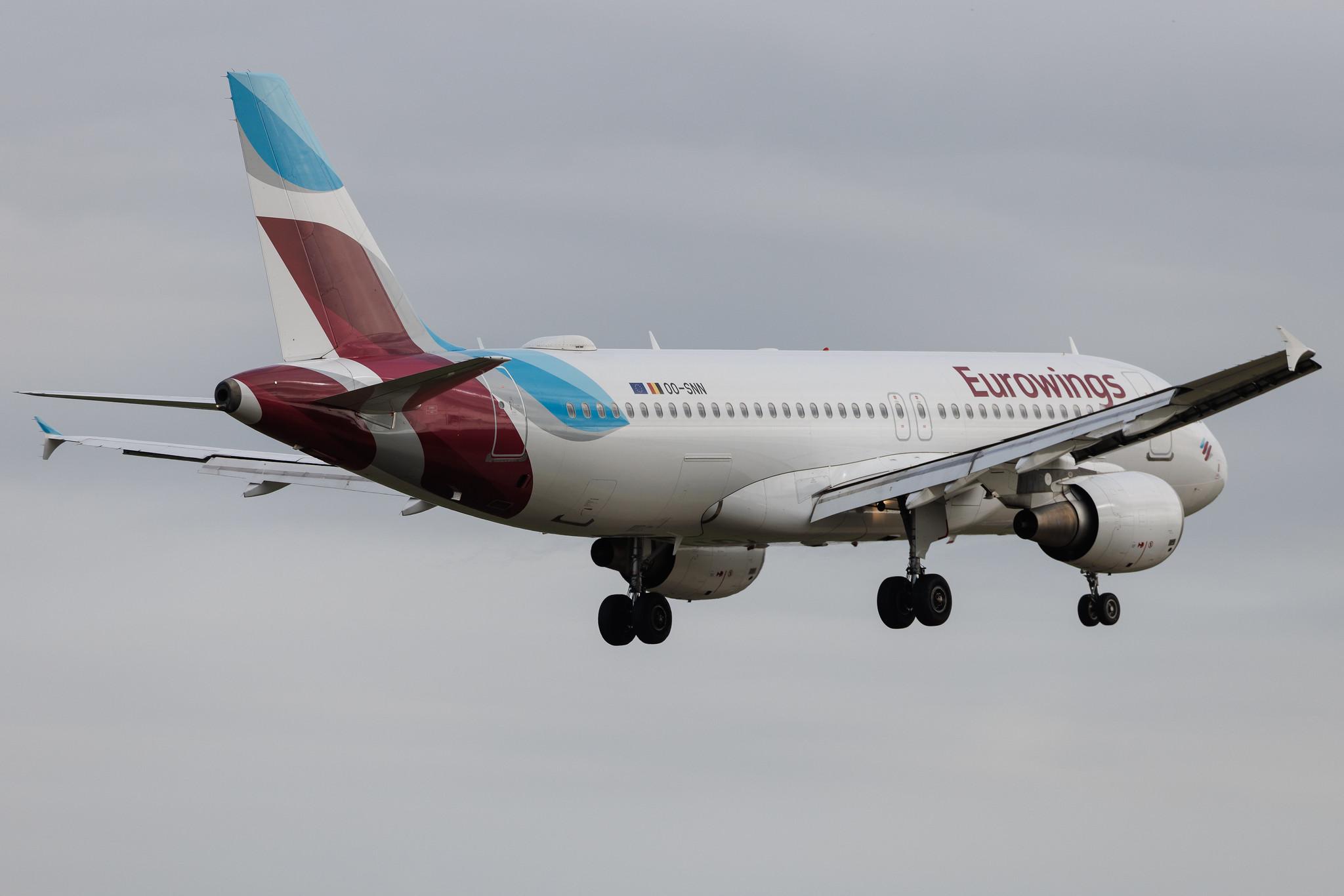 London Heathrow: Brussels Airlines (SN / BEL) | Airbus A320-214 A320 | OO-SNN | MSN 4269