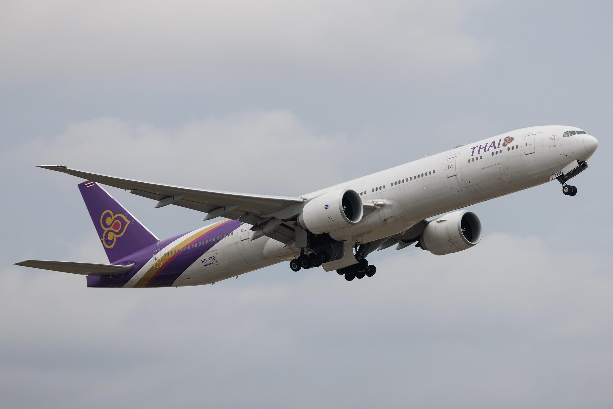 London Heathrow: Thai Airways (TG / THA) | Boeing 777-300(ER) B77W | HS-TTB | MSN 66588