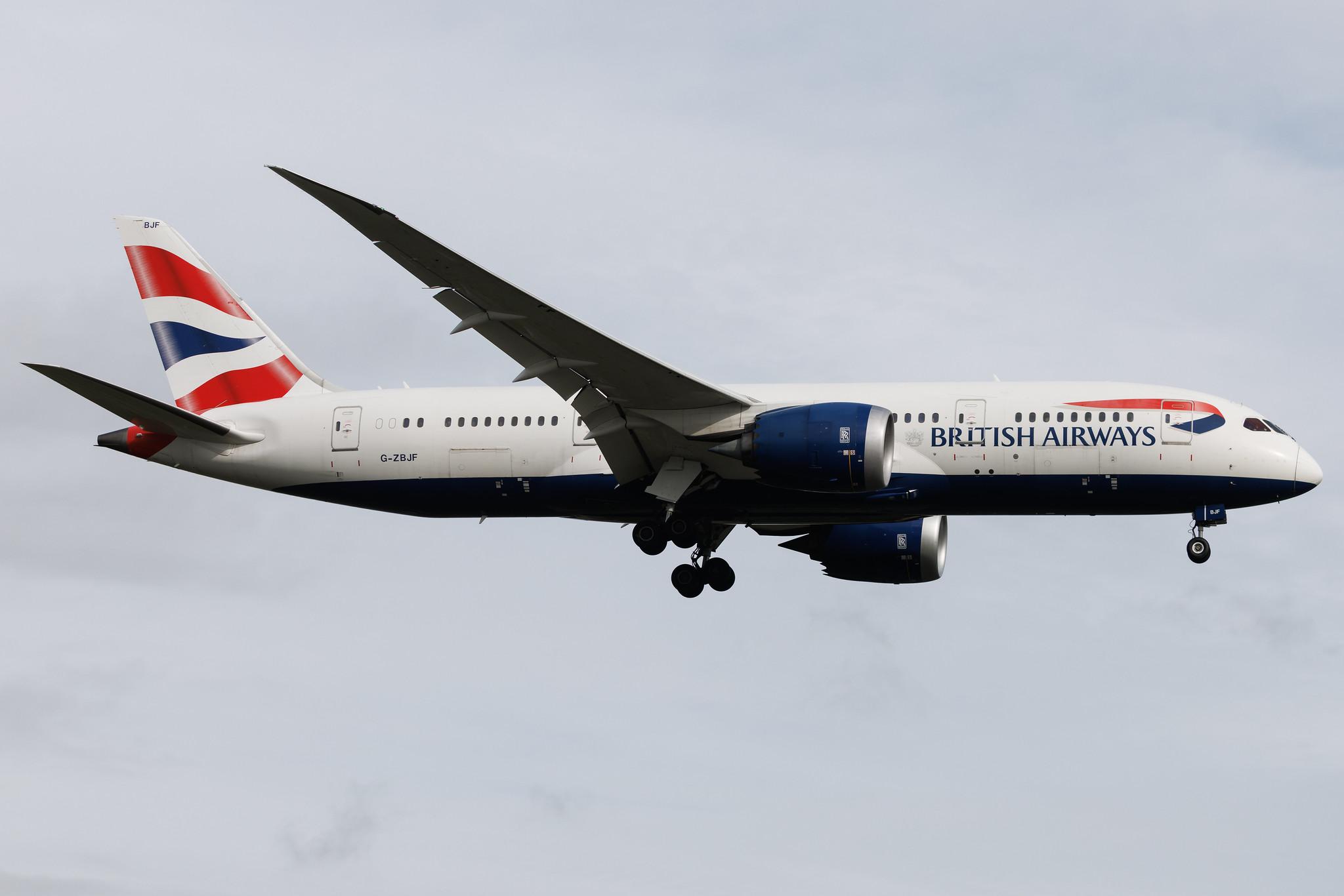 London Heathrow: British Airways (BA / BAW) | Boeing 787-8 Dreamliner B788 | G-ZBJF | MSN 38613