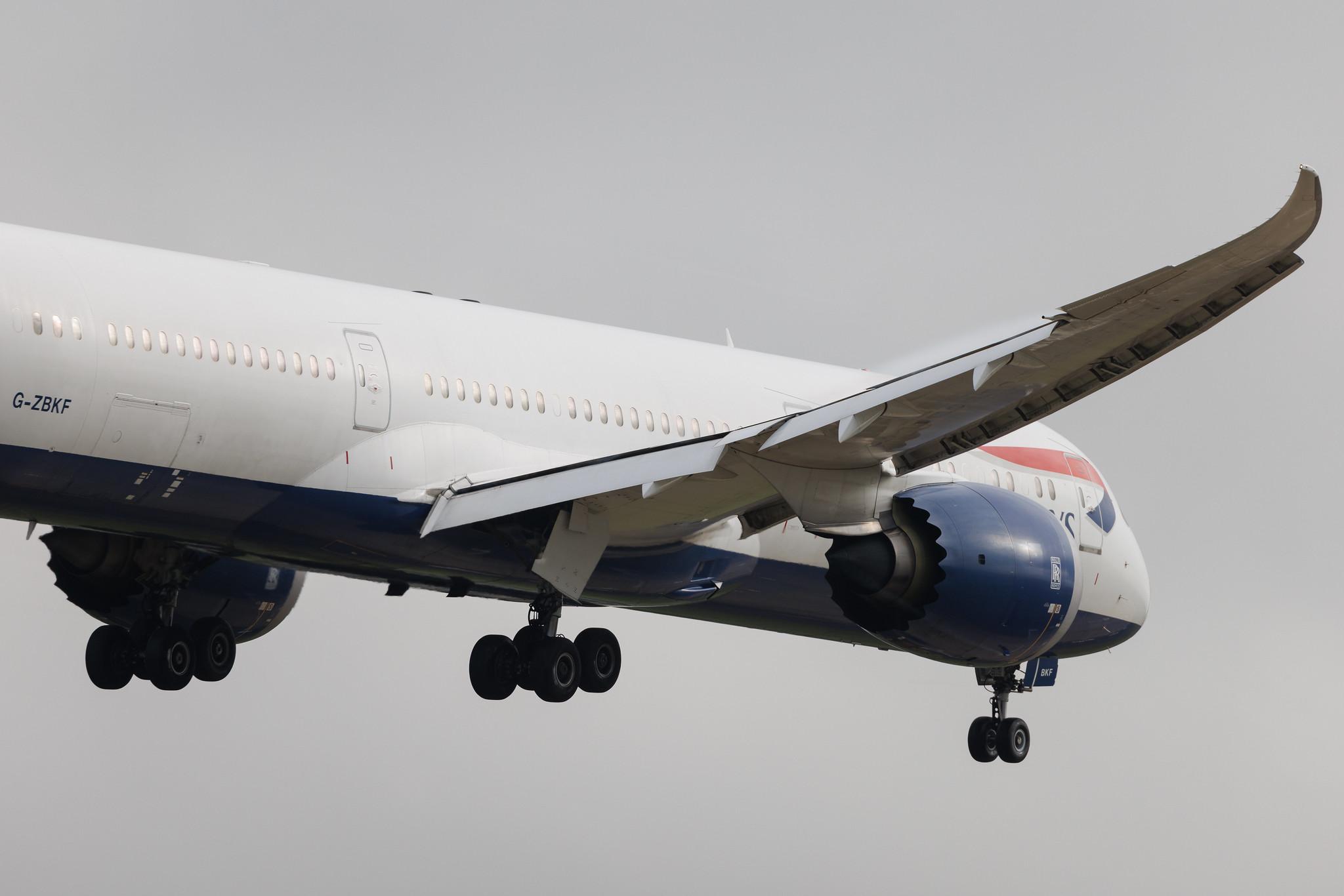 London Heathrow: British Airways (BA / BAW) | Boeing 787-9 Dreamliner B789 | G-ZBKF | MSN 38622