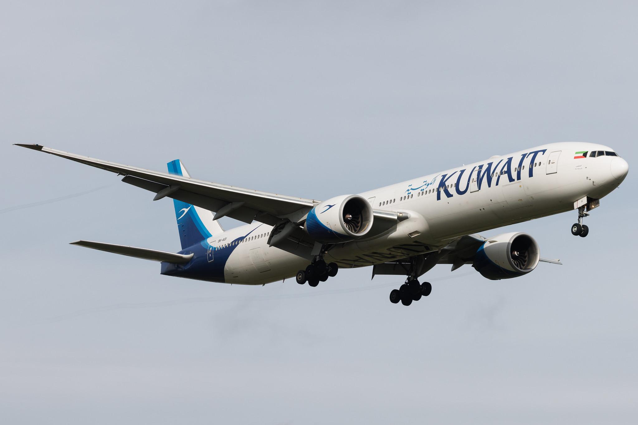 London Heathrow: Kuwait Airways (KU / KAC) | Boeing 777-369(ER) B77W | 9K-AOI | MSN 62566