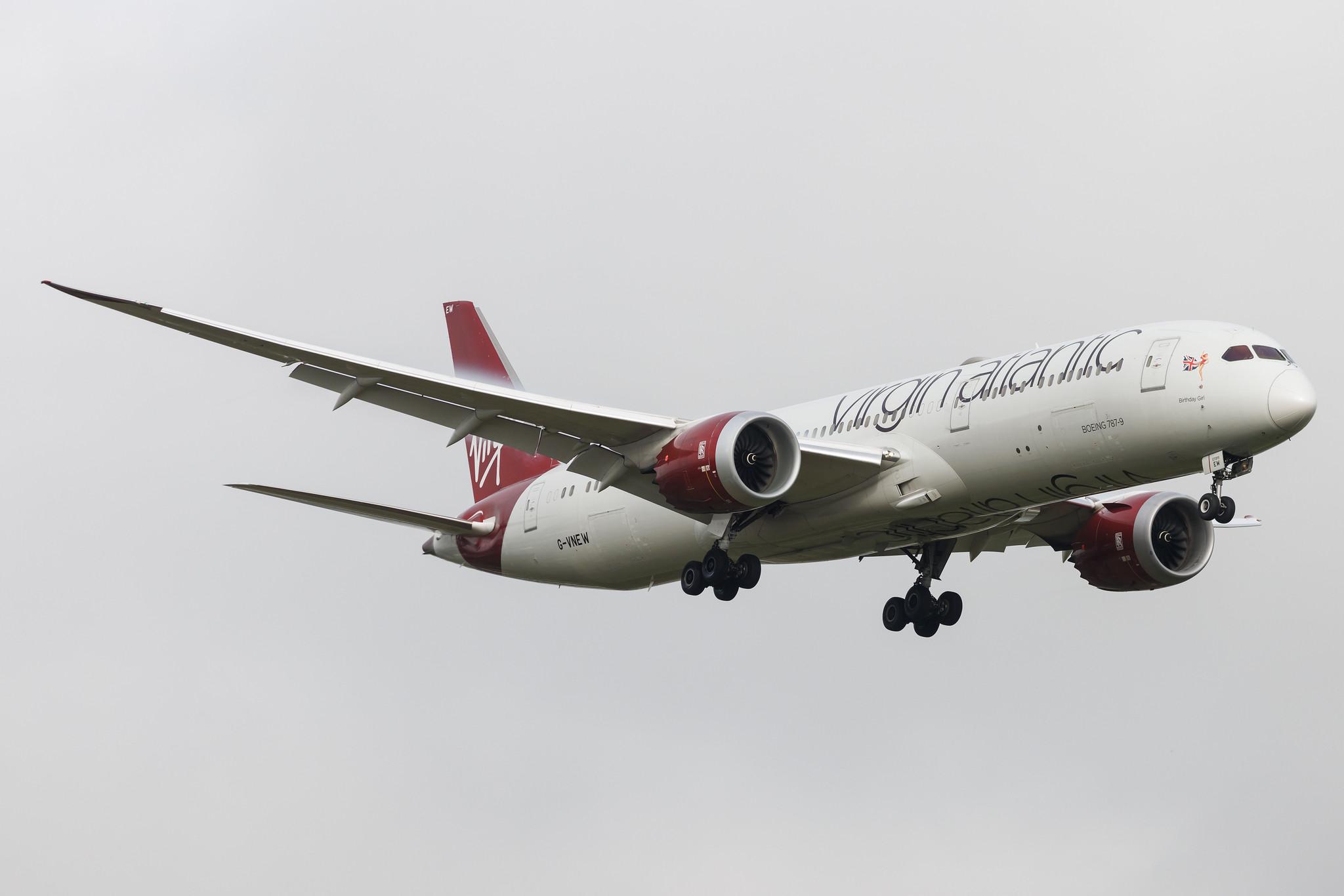 London Heathrow: Virgin Atlantic (VS / VIR) | Boeing 787-9 Dreamliner B789 | G-VNEW | MSN 40956