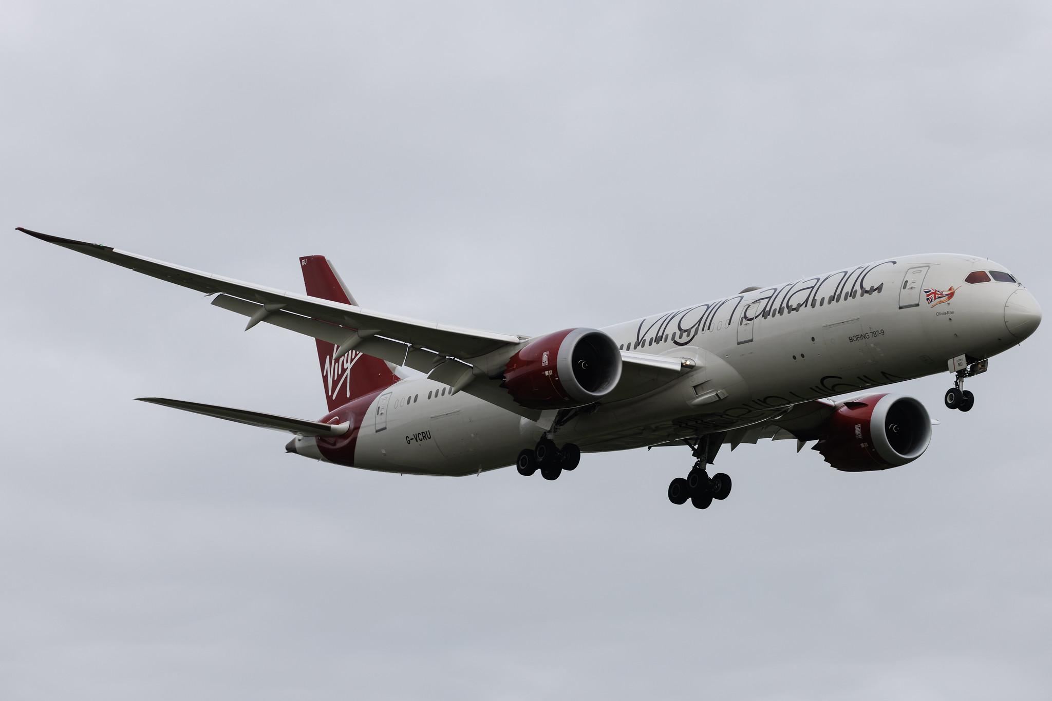 London Heathrow: Virgin Atlantic (VS / VIR) | Boeing 787-9 Dreamliner B789 | G-VCRU | MSN 37972