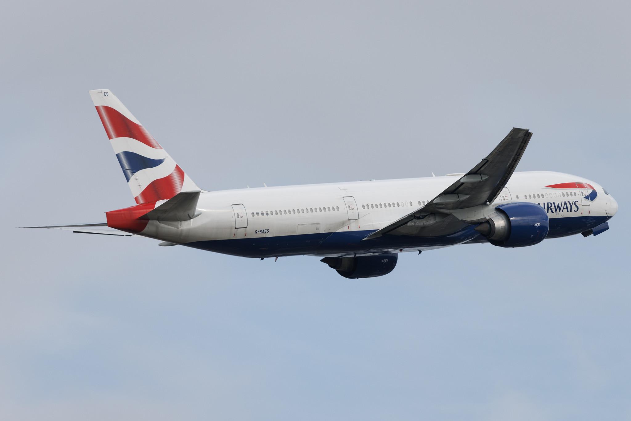 London Heathrow: British Airways (BA / BAW) | Boeing 777-236(ER) B772 | G-RAES | MSN 27491