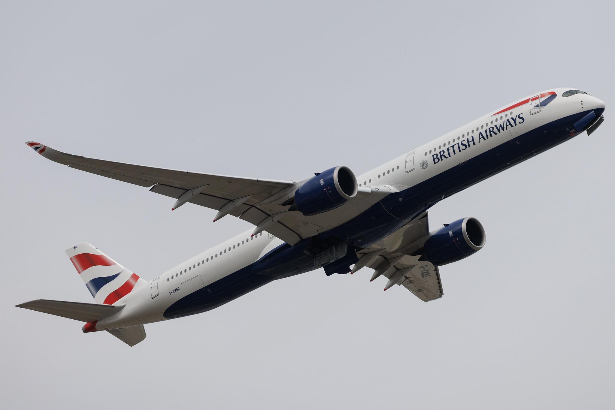 London Heathrow: British Airways (BA / BAW) | Airbus A350-1041 A35K | G-XWBE | MSN 386