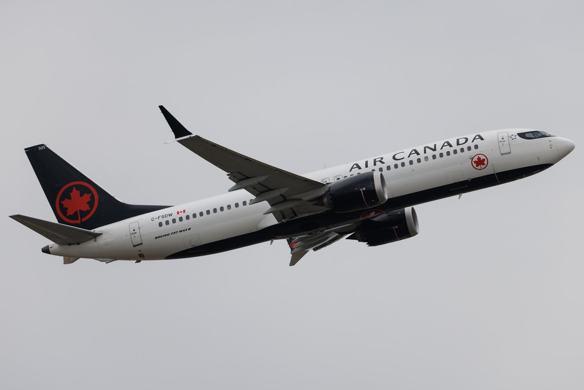 London Heathrow: Air Canada (AC / ACA) | Boeing 737 MAX 8 B38M | C-FSDW | MSN 61212