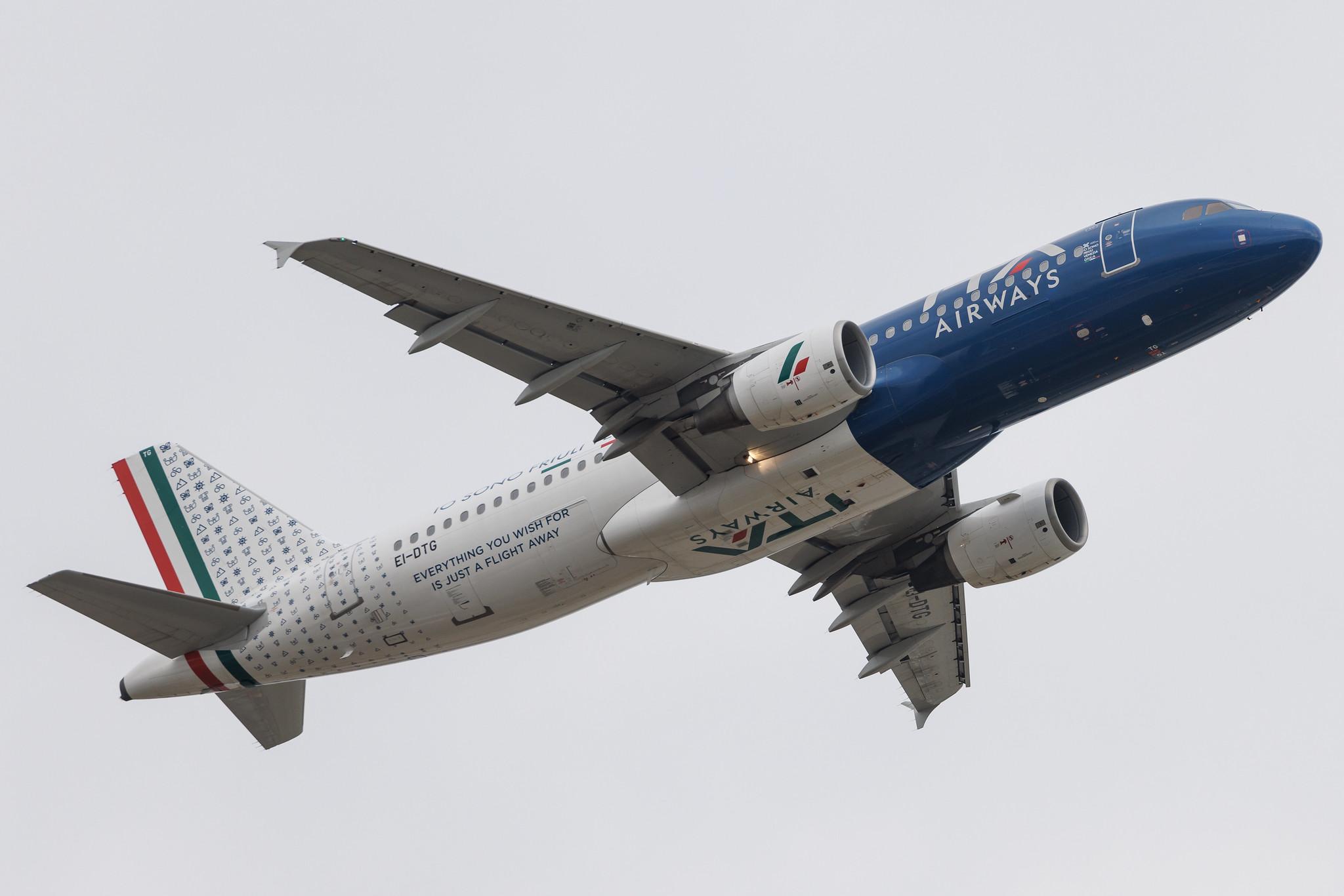 London Heathrow: ITA Airways (AZ / ITY) | Livery: Friuli-Venezia Giulia Livery | Airbus A320-216 A320 | EI-DTG | MSN 03921