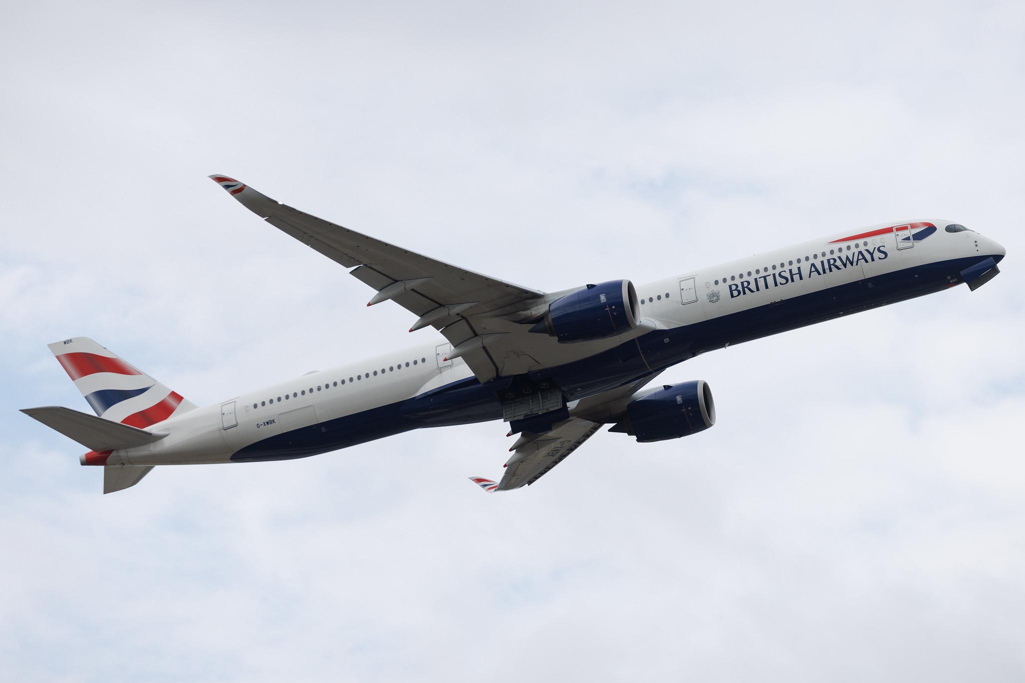 London Heathrow: British Airways (BA / BAW) | Airbus A350-1041 A35K | G-XWBK | MSN 495