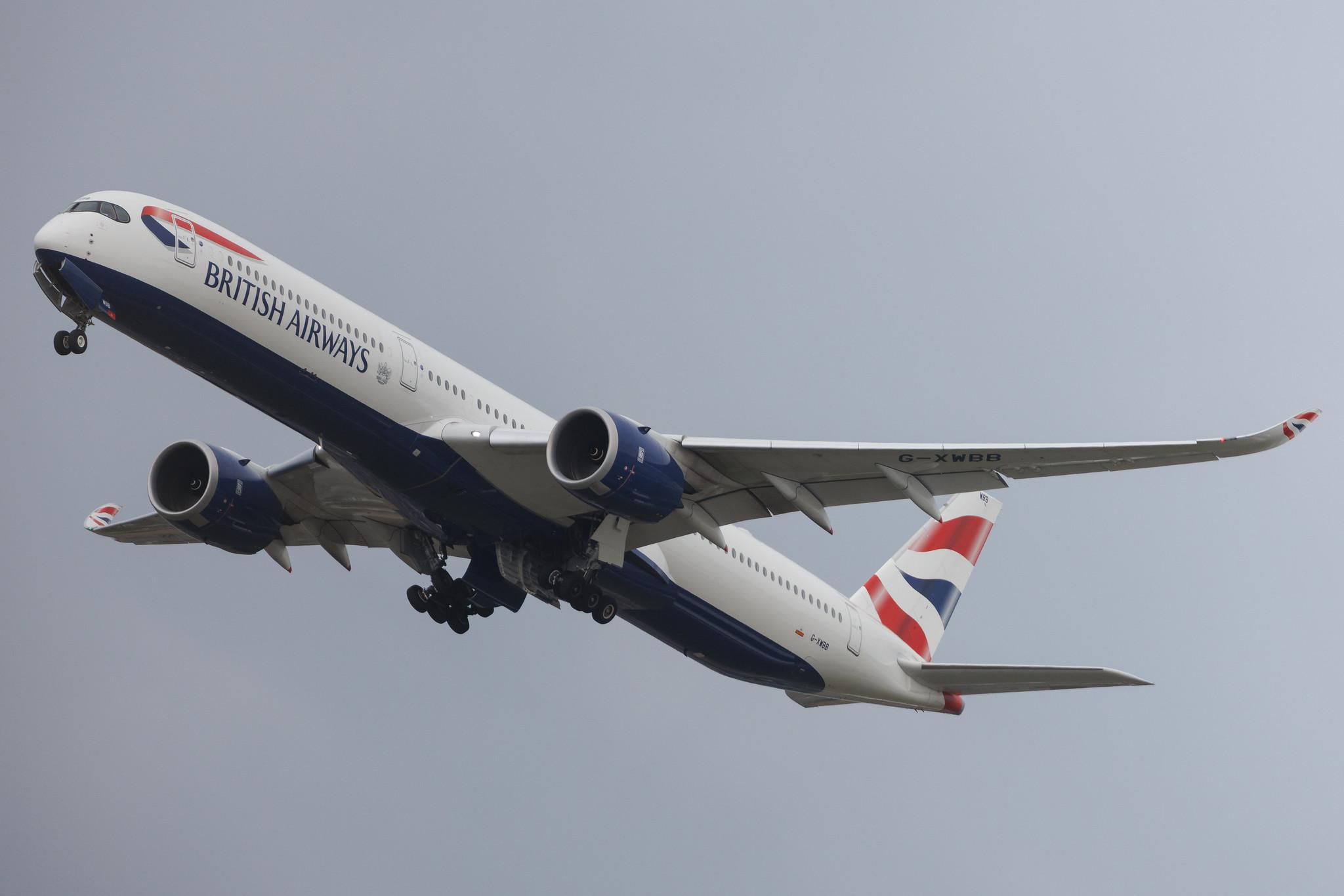 London Heathrow: British Airways (BA / BAW) | Airbus A350-1041 A35K | G-XWBB | MSN 340