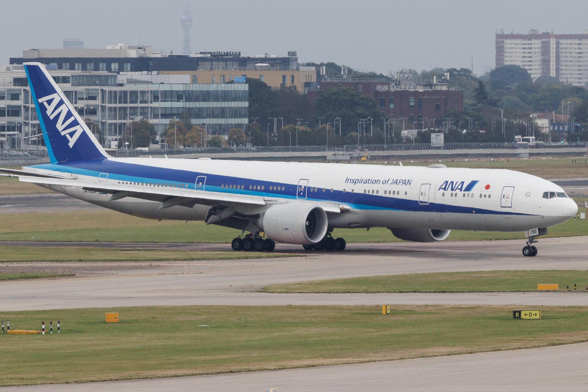 London Heathrow: All Nippon Airways (NH / ANA) | B77W | JA795A | MSN 61514